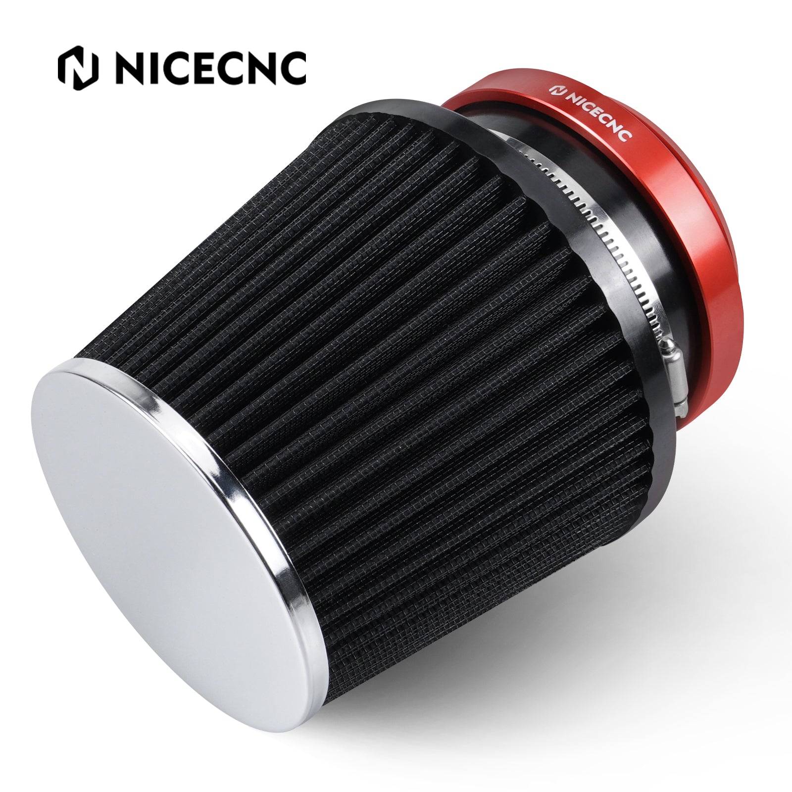 High-Flow Air Filter Intake Cleaner w/Adapter Kit For Honda TRX450R TRX450ER