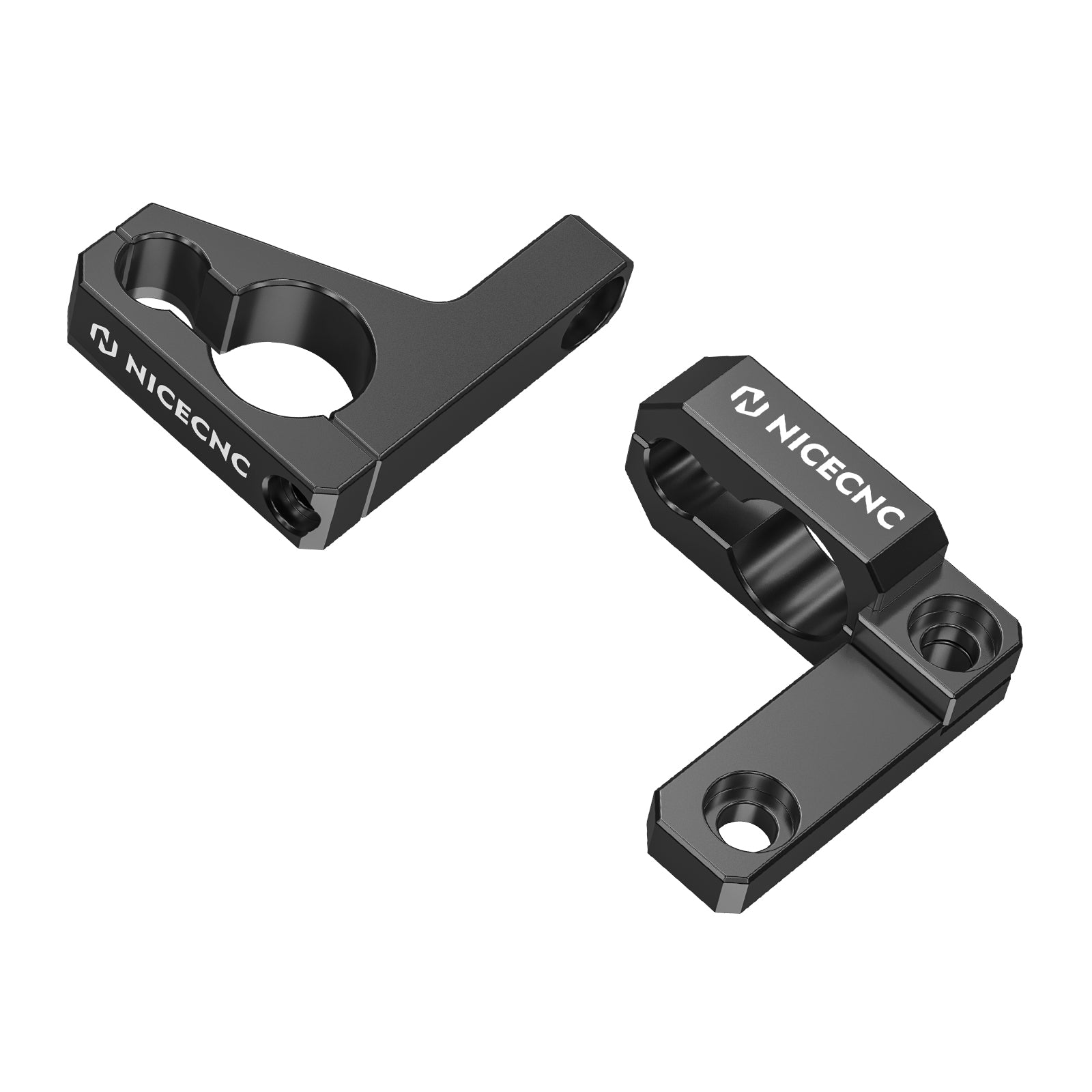 Pair ATV Rear Dual Size Brake Line Clamps Detachable For Honda TRX450R TRX450ER