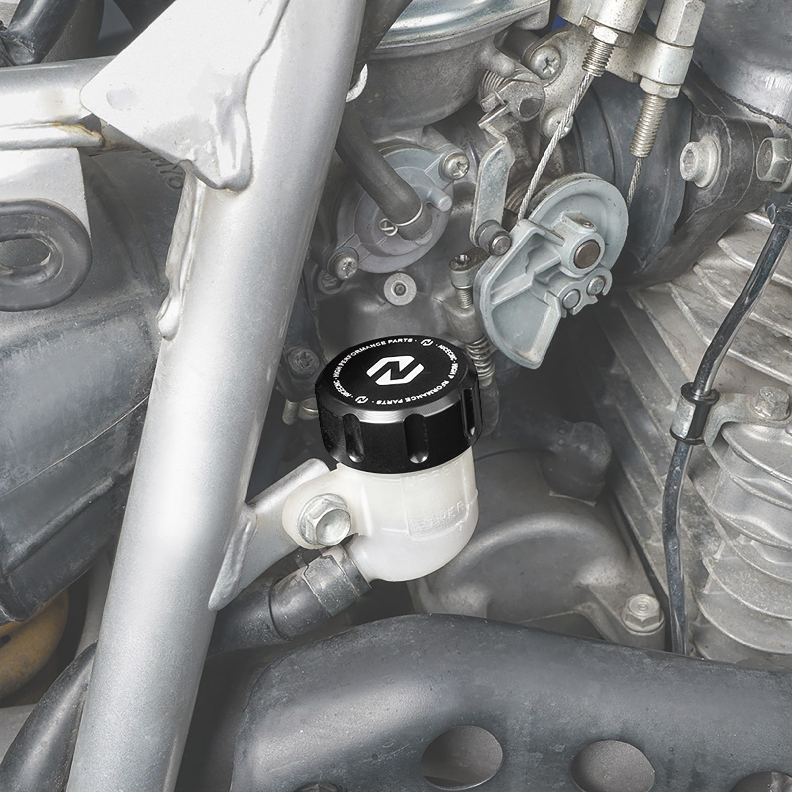 Rear Brake Fluid Reservoir Cover Cap For Honda XR650L 1993-2024 TRX450R 2004-2009