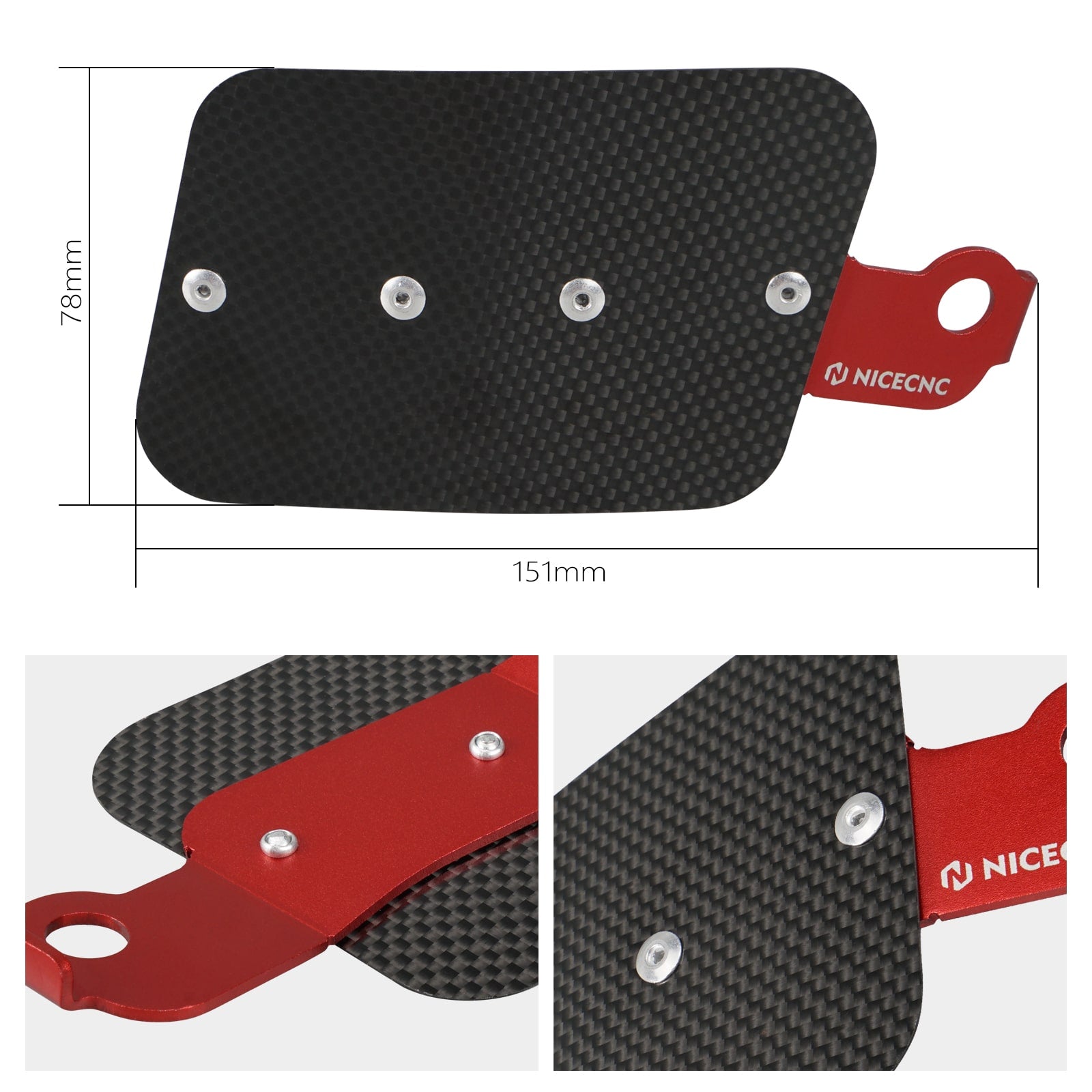 ATV Carbon Fiber Carburetor Heat Shield Cover For Honda TRX450R TRX450ER