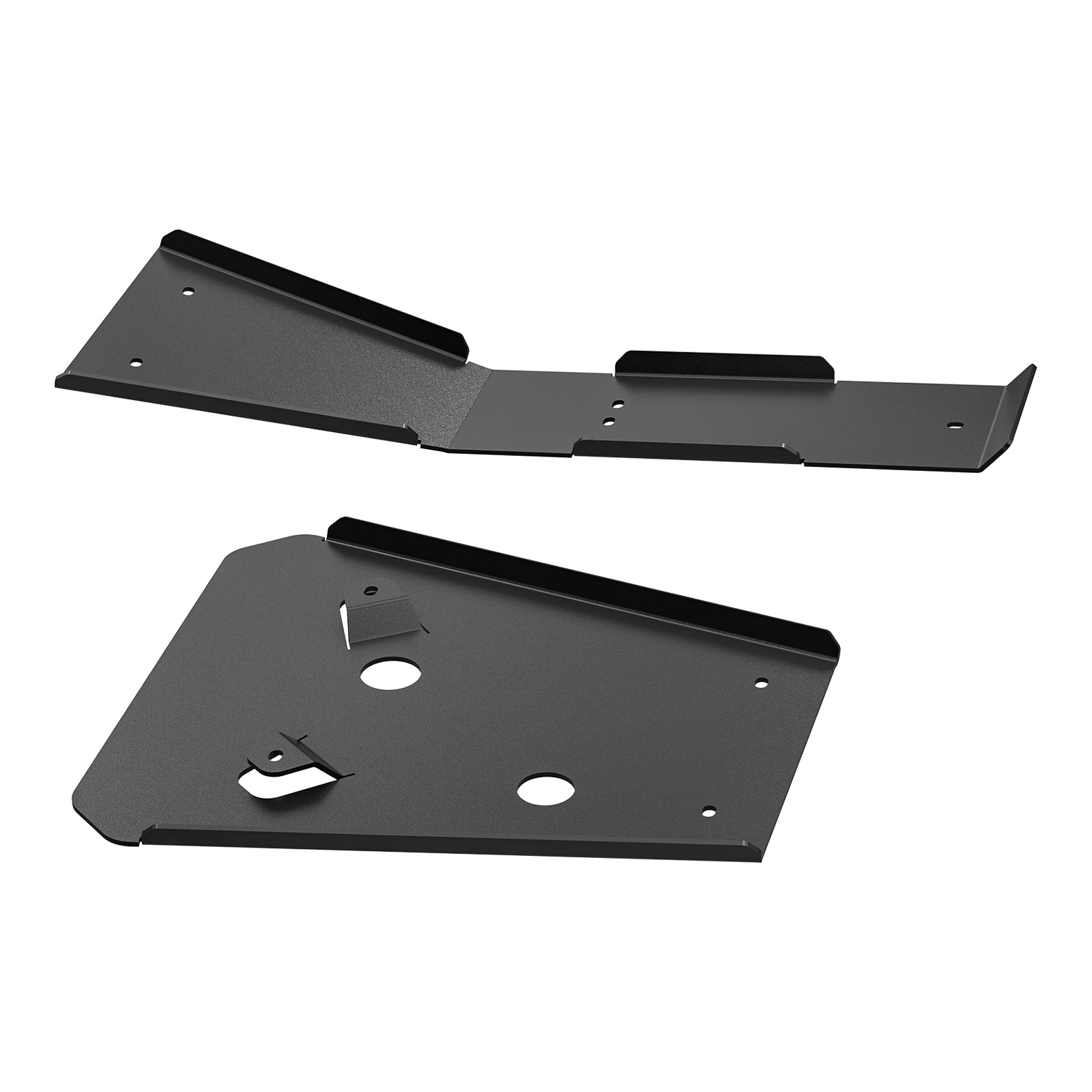 2PCS ATV Frame Engine Guards Skid Glide Plates Kit For Honda TRX450R TRX450ER