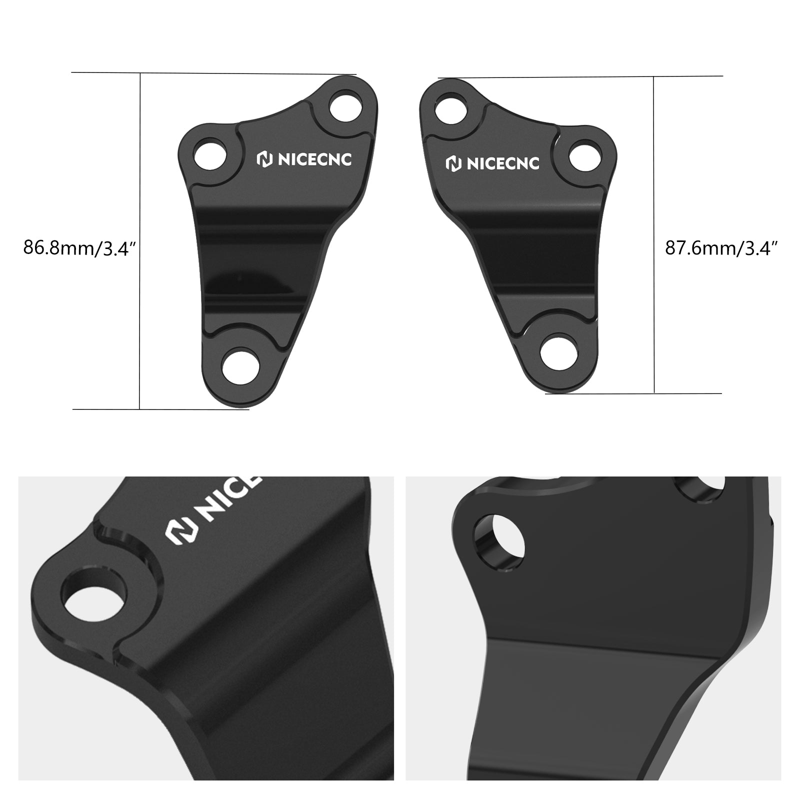 ATV Engine Mounting Holder Brackets Kit For Honda TRX450R 2004-2005