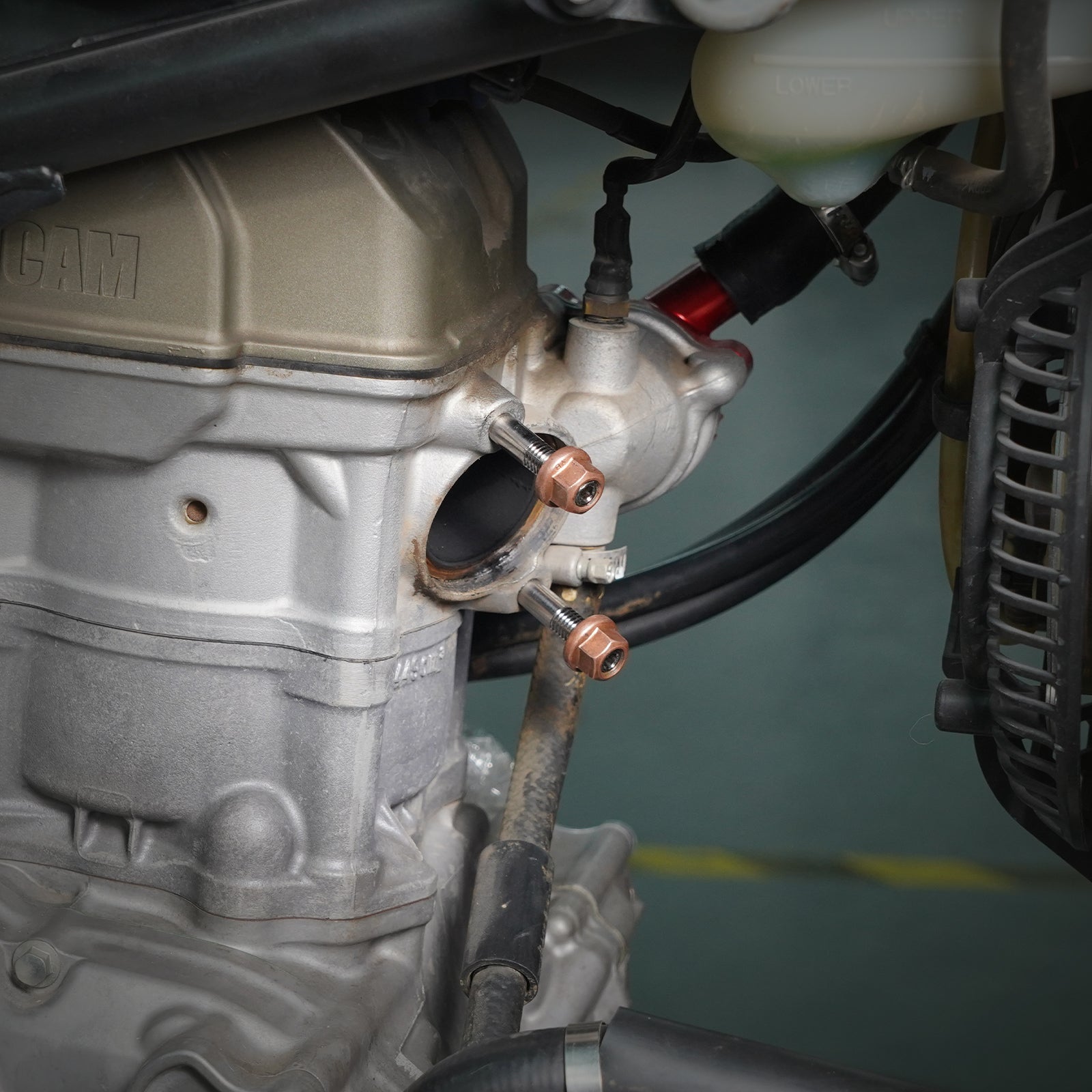 ATV Exhaust Head Pipe Studs Nuts Bolts Kit For Honda TRX450R TRX450ER 2006-2014