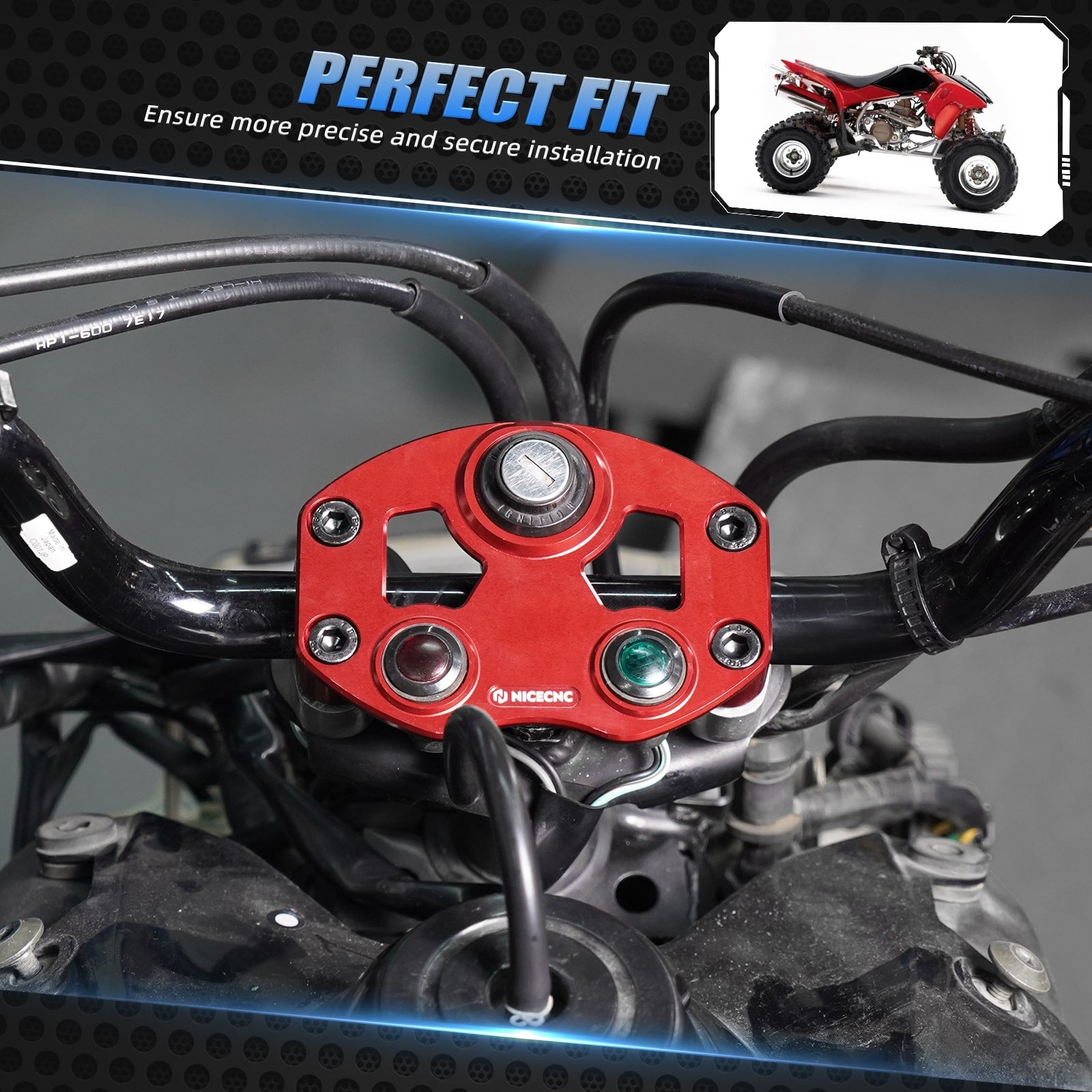 ATV Throttle Case Cover Guard with Gasket For Honda TRX450R TRX450ER