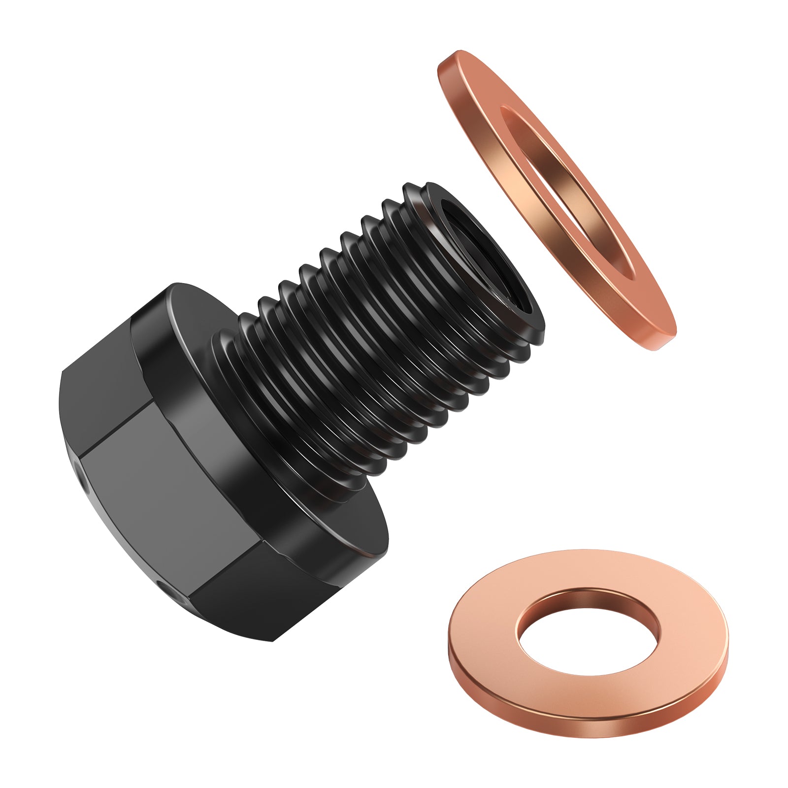 Magnetic Oil Drain Plug Bolt with Gaskets For Honda TRX450R 2006-2009 TRX250X TRX90X 2009-2023