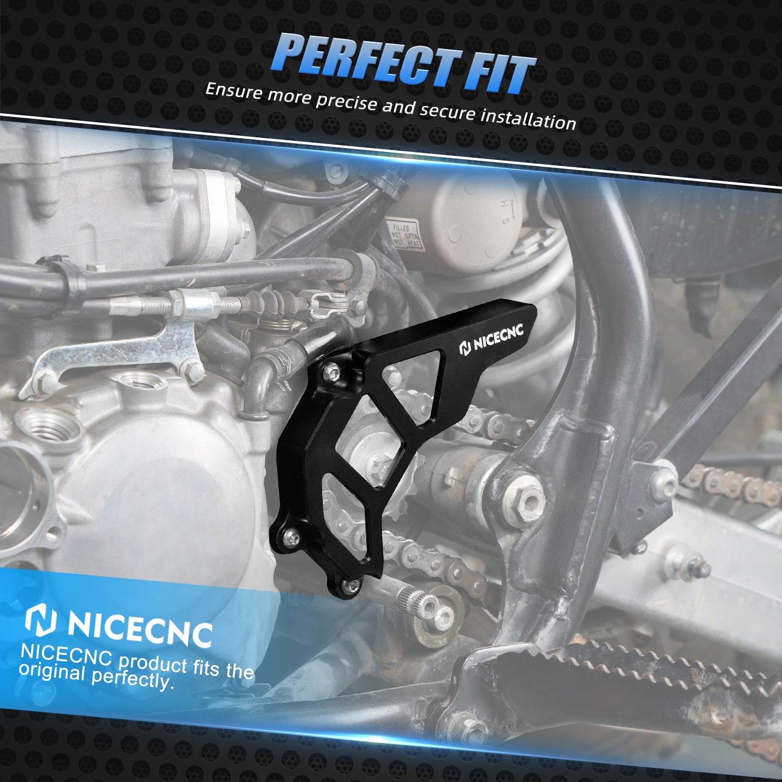 ATV Engine Chain Front Sprocket Cover Case Saver For Honda TRX450R / ER