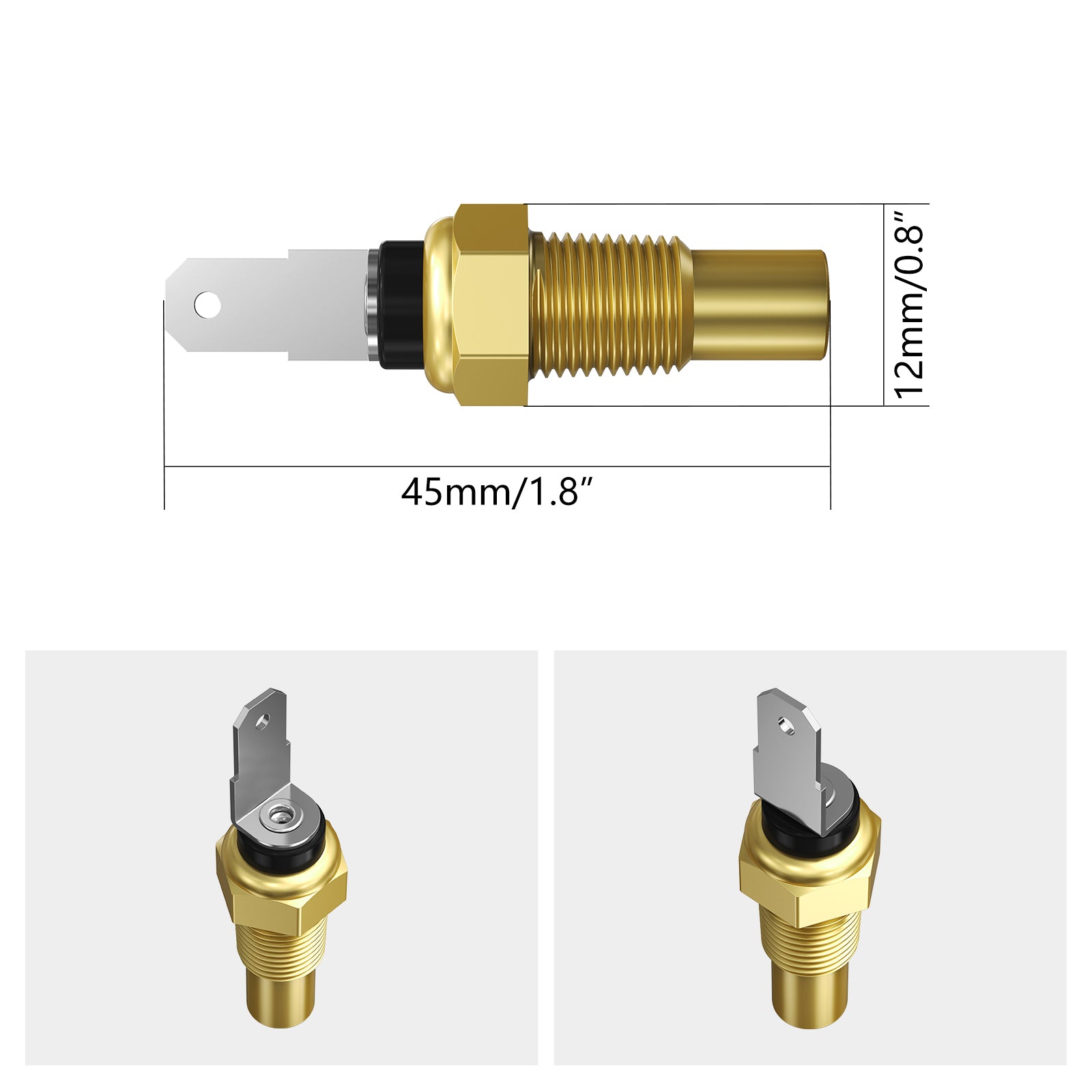ATV Thermostat Sensor Water Temperature Thermo For Honda TRX450R TRX450ER