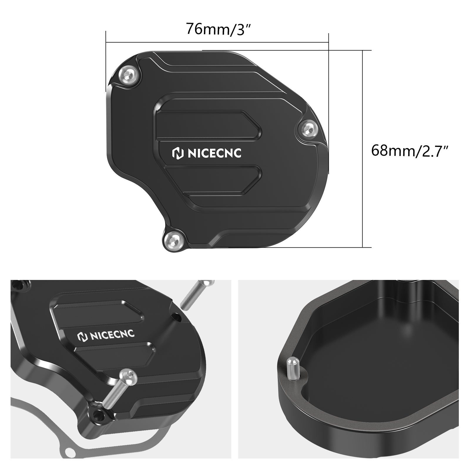 ATV Throttle Case Cover Guard with Gasket For Honda TRX450R TRX450ER