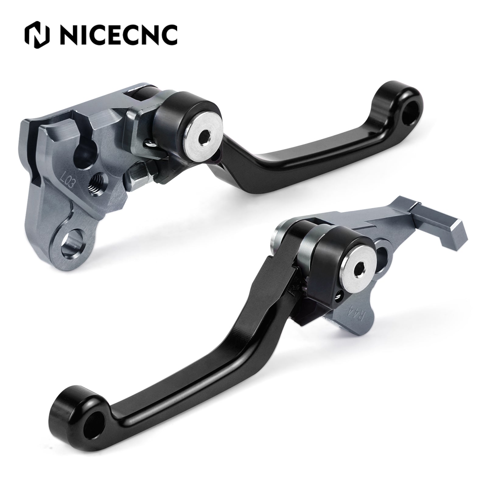 Pivot Dirtbike Brake Clutch Lever Set For Honda XR650L 1993-2023