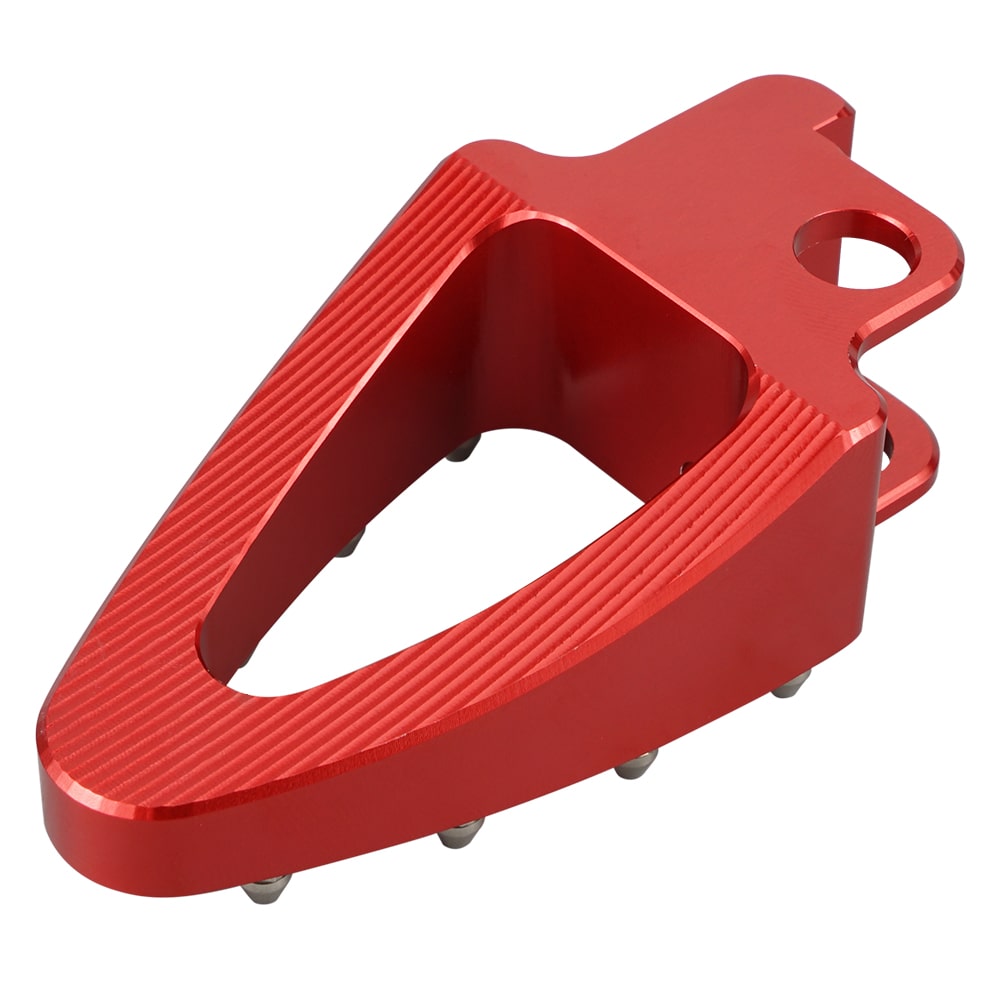 Red Brake Lever Pedal Enlarge Plate Tip for Honda XR650L 93-22