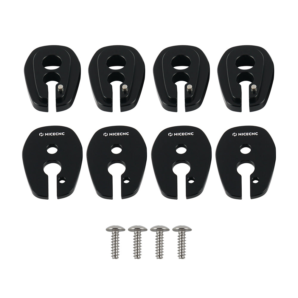 NiceCNC Blinker Stalk Elimination Adapter Plate Kit For Kawasaki KLR 650 2008-2018
