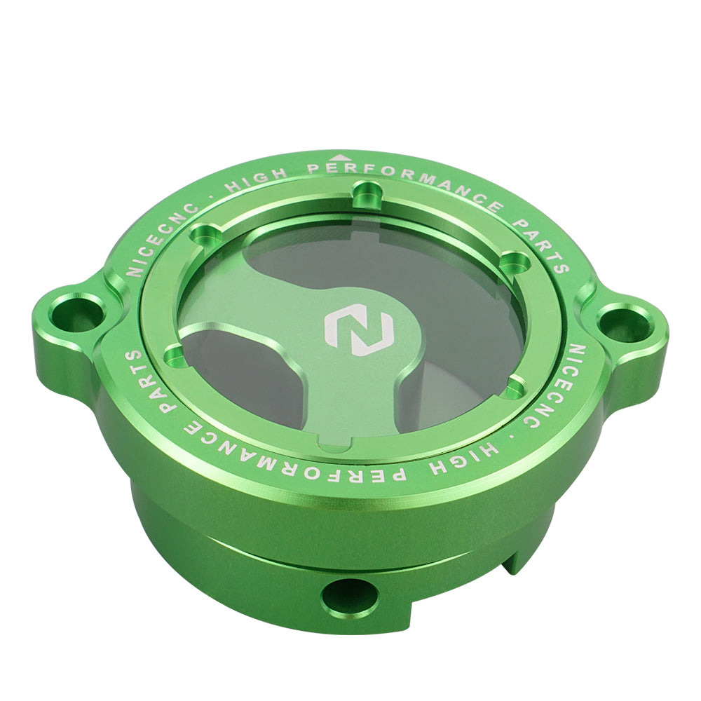Full Clear Oil Filter Cap Cover For Kawasaki KLR650 1987-2024