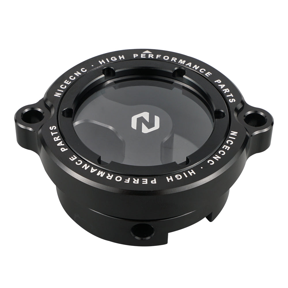 Full Clear Oil Filter Cap Cover For Kawasaki KLR650 1987-2024