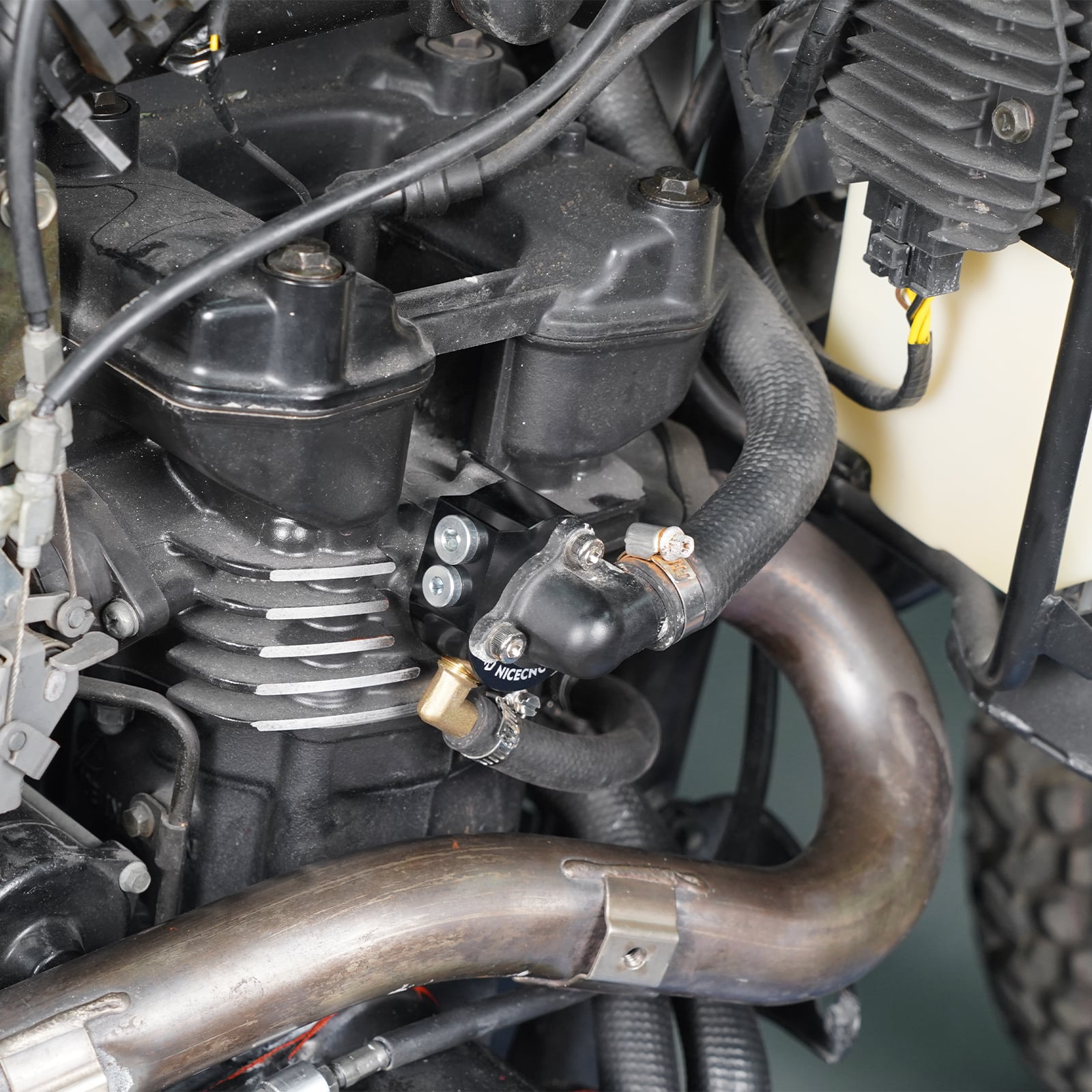 Upgraded Thermostat Kit Cooling System Modification Kit For Kawasaki KLR650 1987-2024