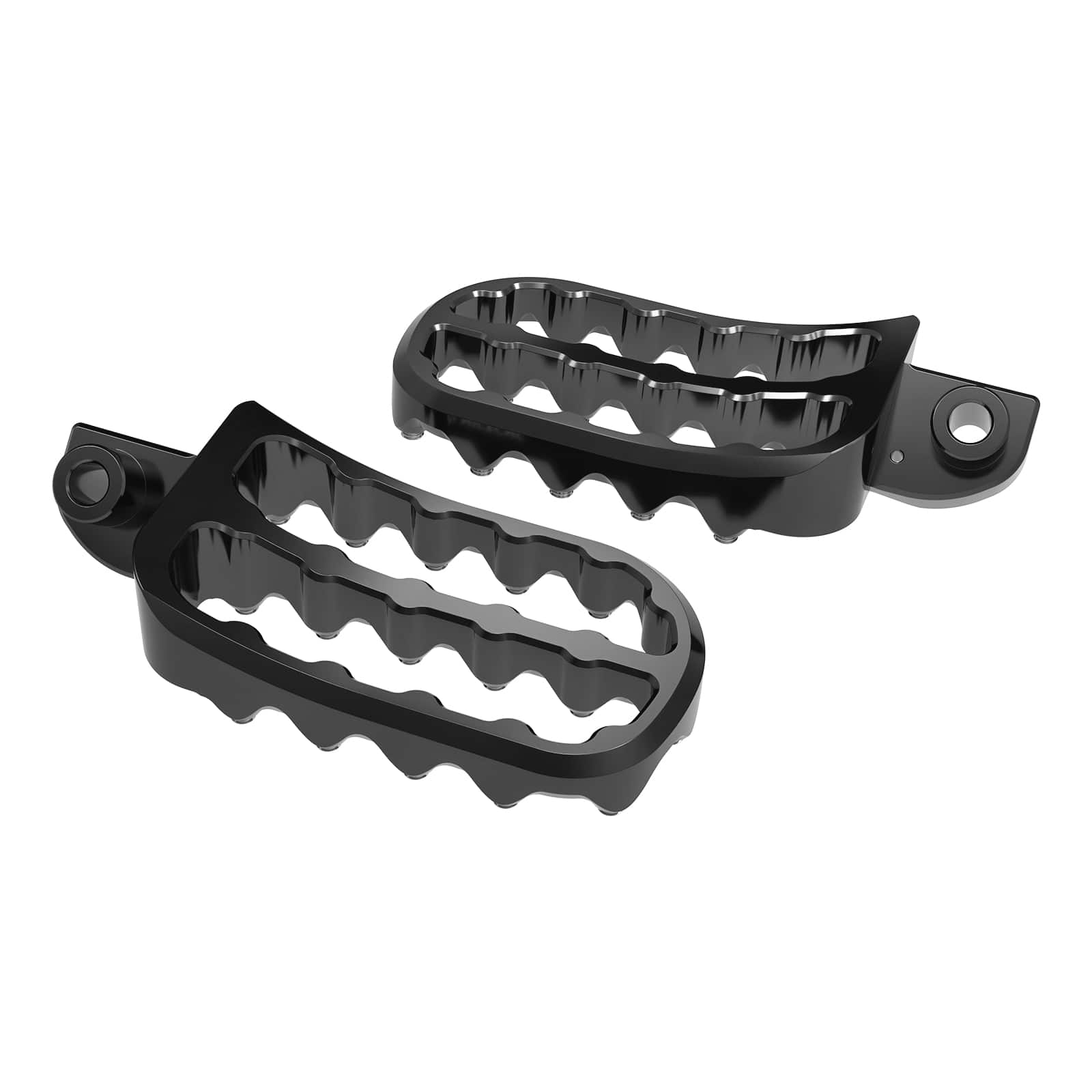 Enlargerd Wide Footpegs For Kawasaki KLR650 1987-2024