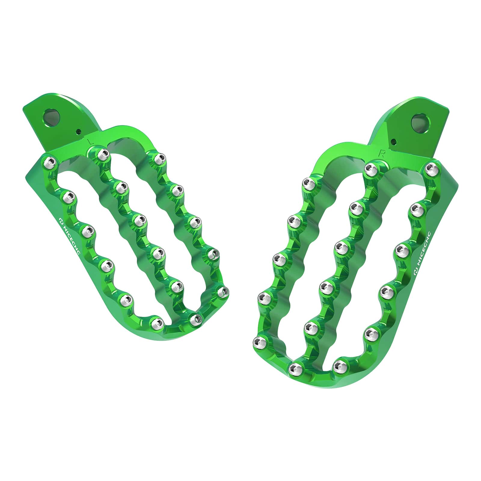 Enlargerd Wide Footpegs For Kawasaki KLR650 1987-2024