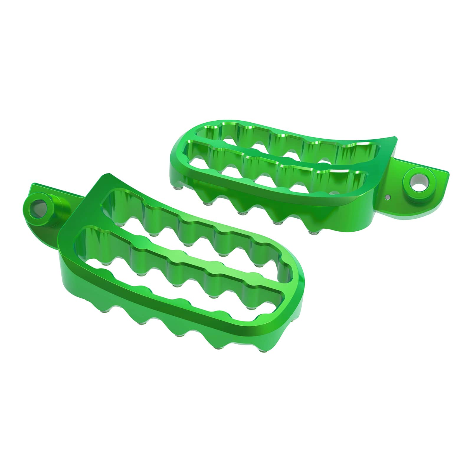Enlargerd Wide Footpegs For Kawasaki KLR650 1987-2024