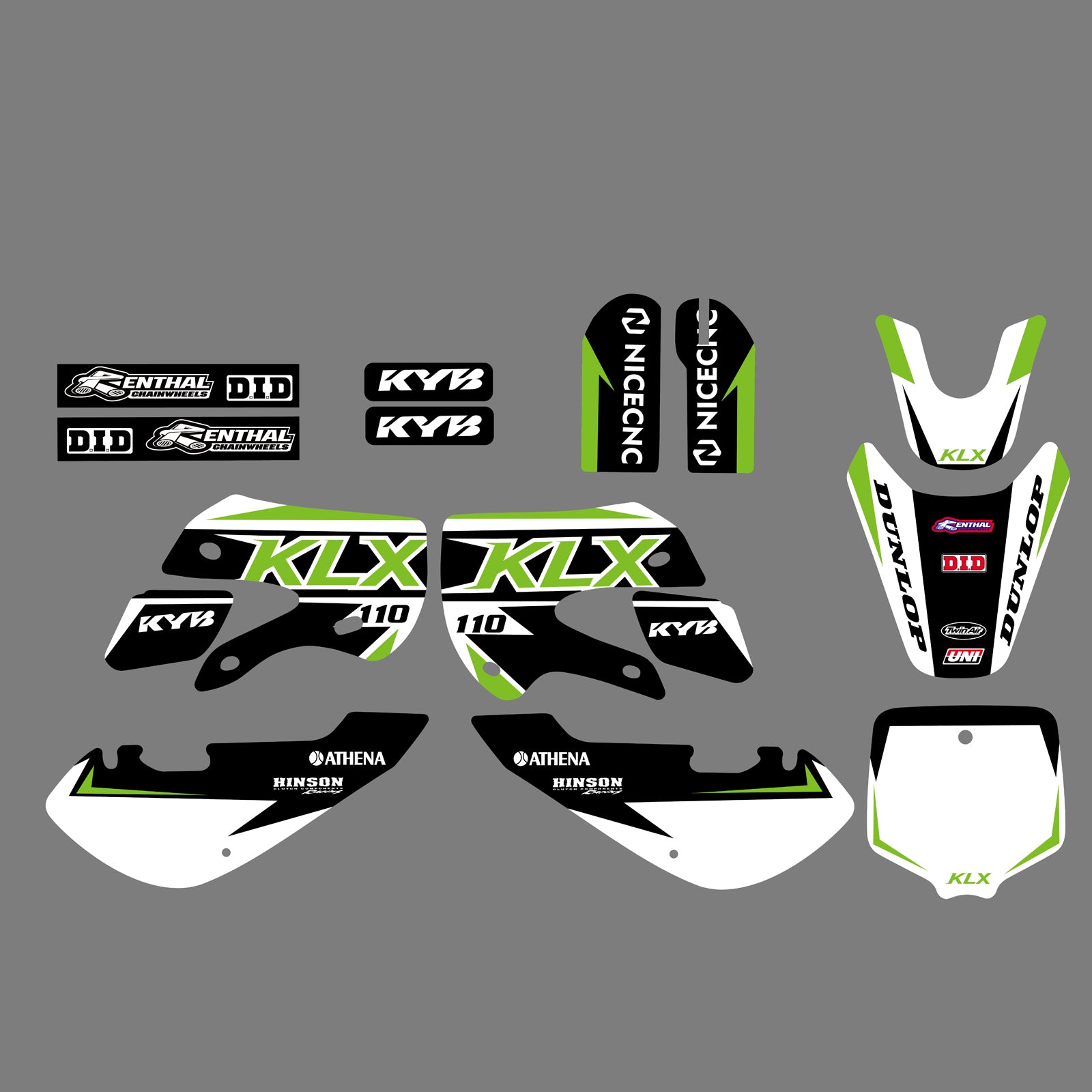 Team Graphics Decals Stickers Kits For Kawasaki KX65 2000-2013