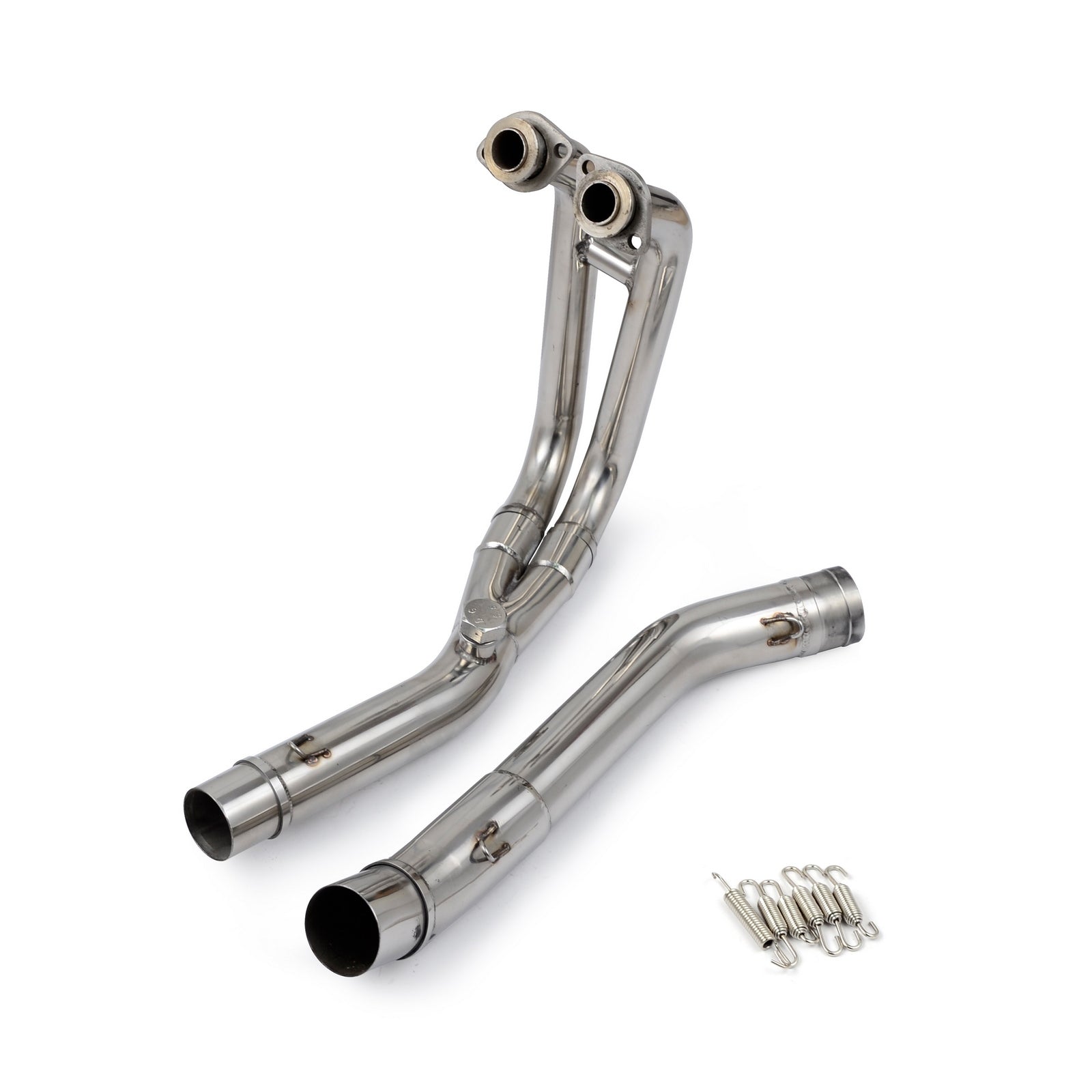 Motorcycle Slip On Exhaust Header Down & Mid Pipe For Kawasaki Ninja 250R 2008-2012