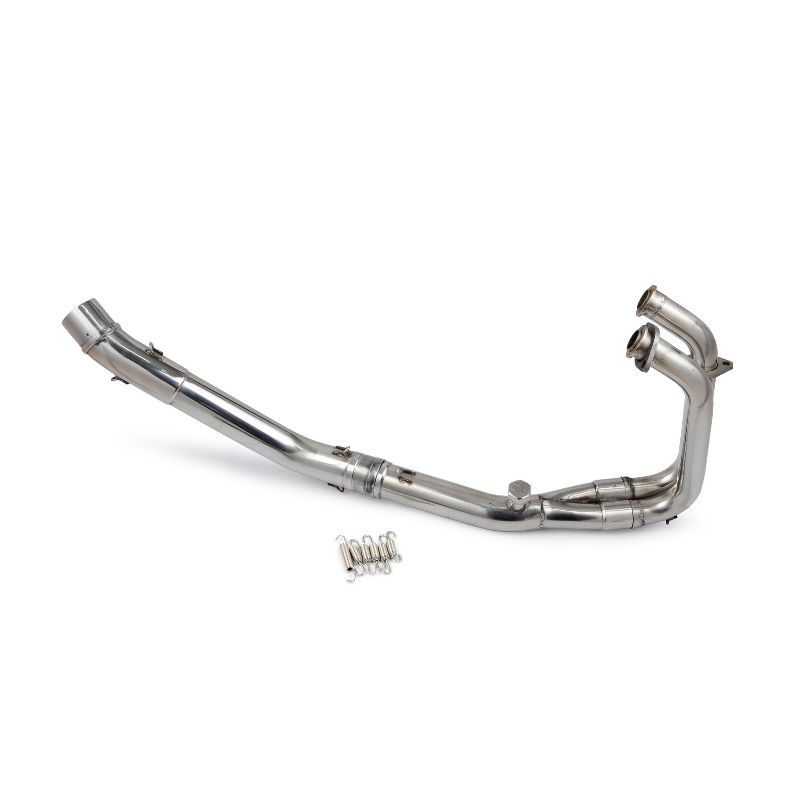 Motorcycle Slip On Exhaust Header Down & Mid Pipe For Kawasaki Ninja 250R 2008-2012