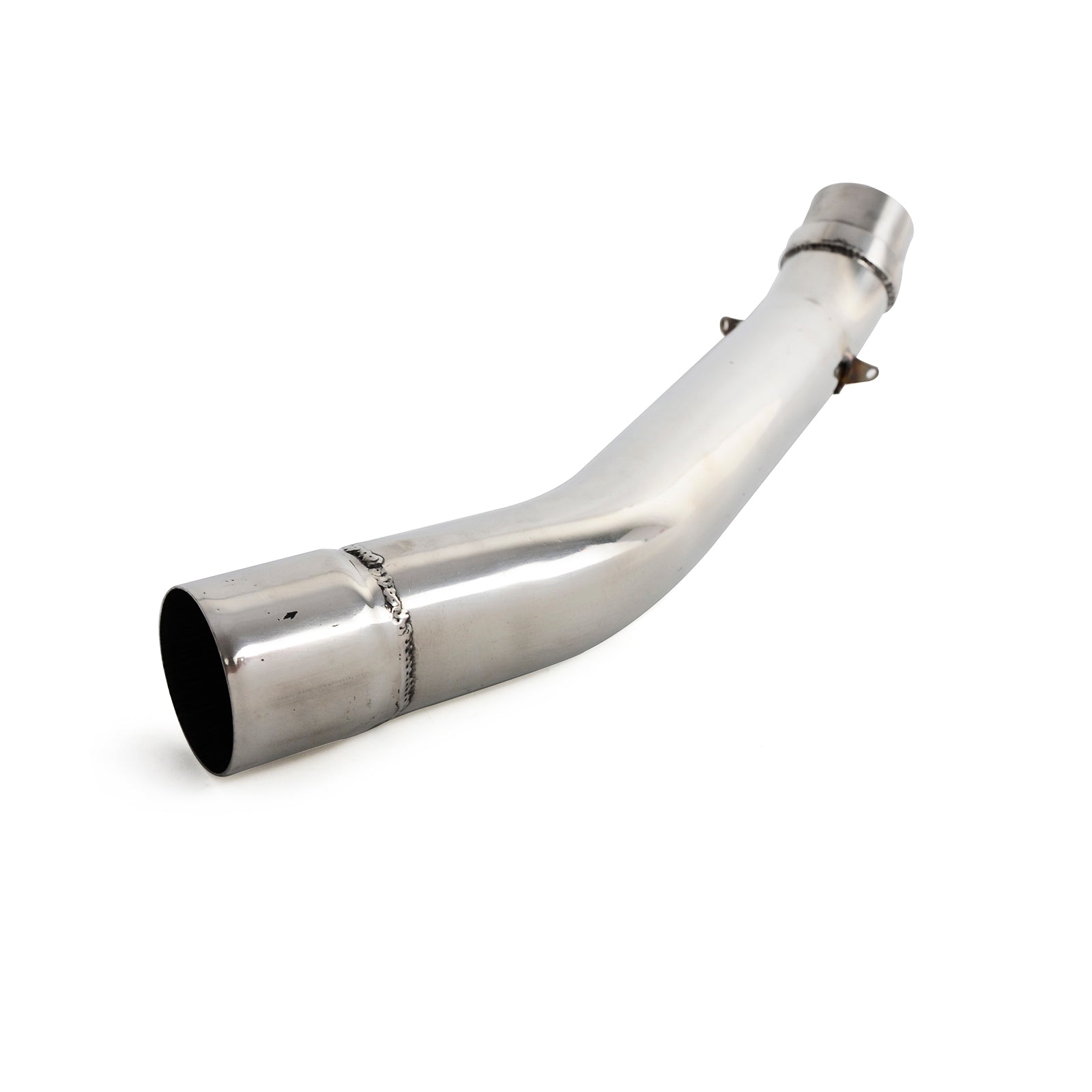 Motorcycle Stainless Steel Slip-On Exhaust Mid Pipe For Kawasaki Z750 Z750R 2007-2012