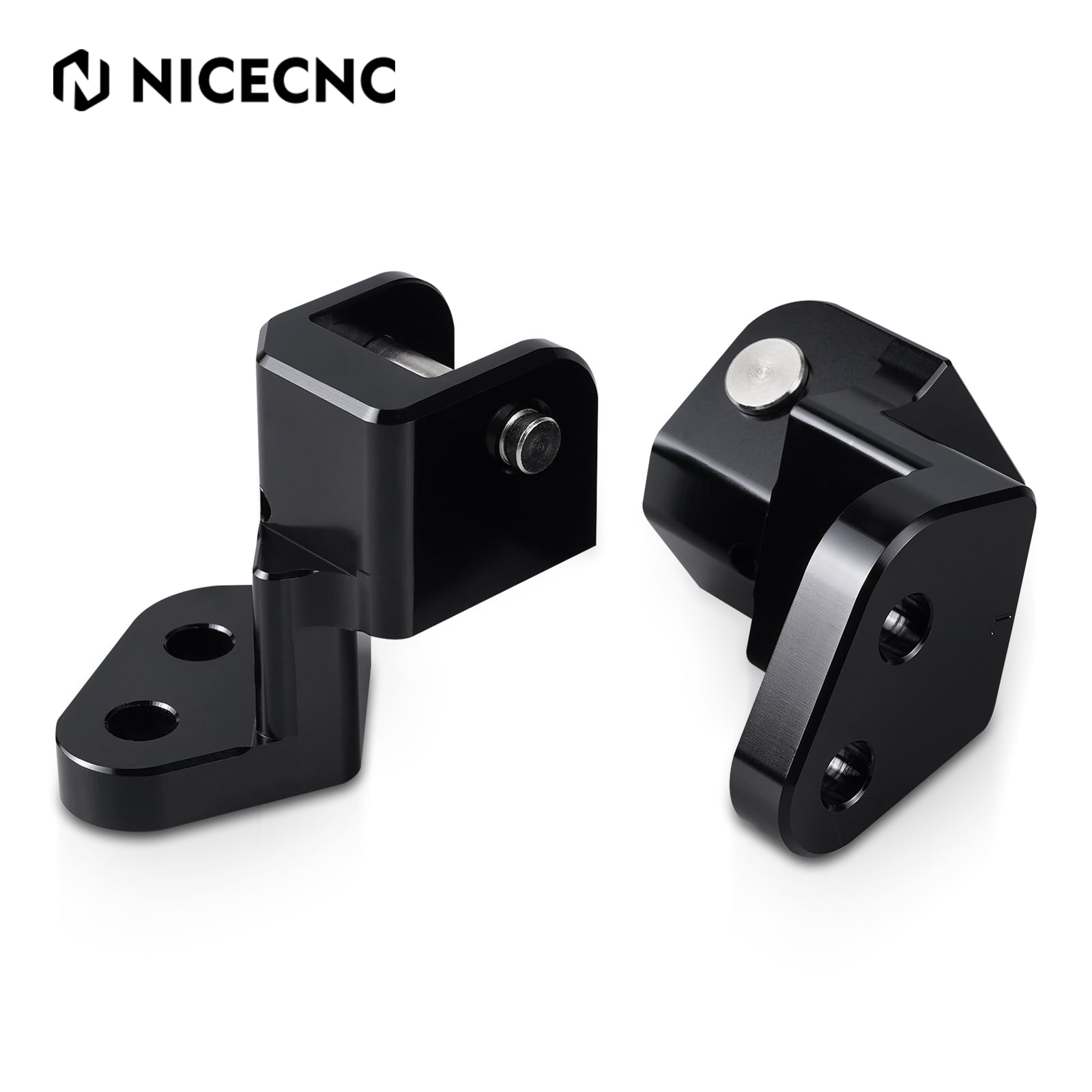 Footpeg Lowering Mounts Brackets Drop 25.4mm 1" For Kawasaki KLR650 1987-2018