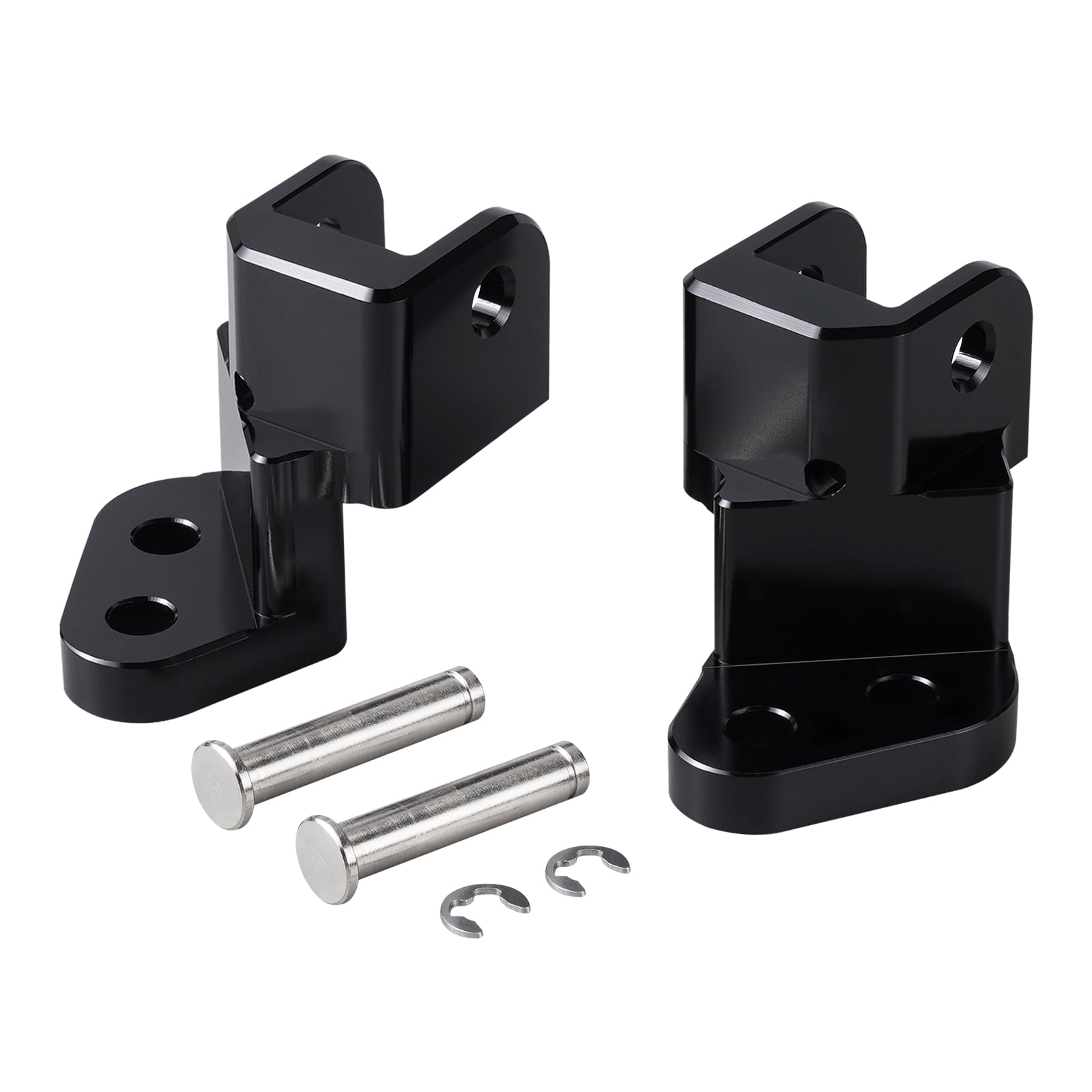 Footpeg Lowering Mounts Brackets Drop 25.4mm 1" For Kawasaki KLR650 1987-2018