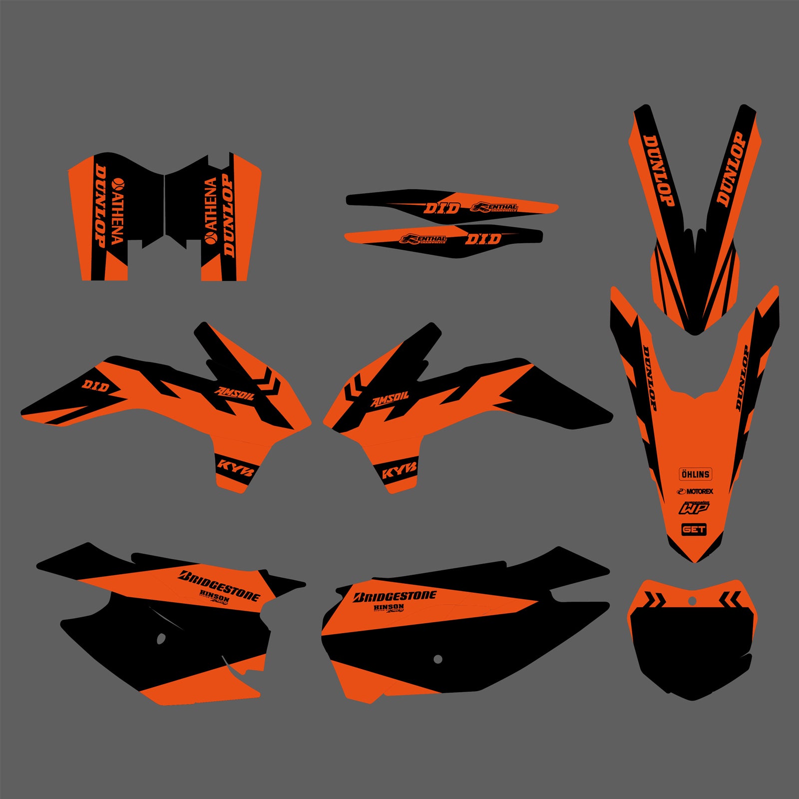 Motorcycle Graphics Stickers For KTM 125 150 250 300 350 450 SX XC F 2013-2014