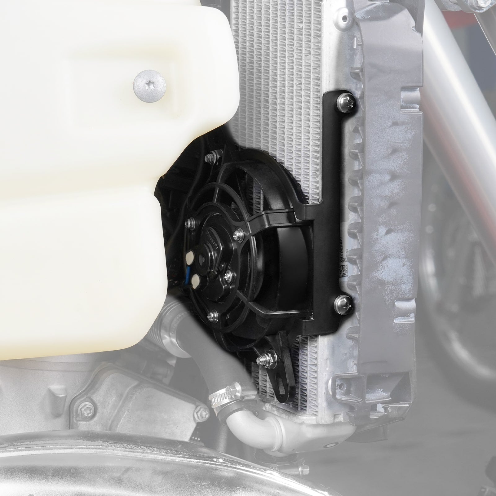 thumbnail image 2 of Low Profile Radiator Cooling Fan For 2024 KTM/Husqvarna/GasGas 2 & 4 Stroke - Replaces VA32-A101-62A, 12V, 210 M³/h Airflow 2 of 13