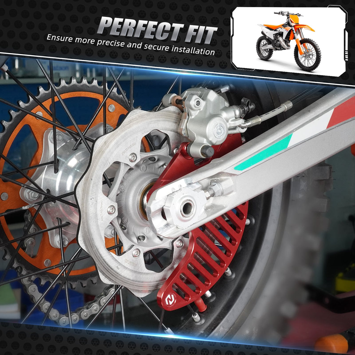 Rear Brake Disc Guard For KTM 125-530 XCW/XCF-W/EXC/SX 04-24