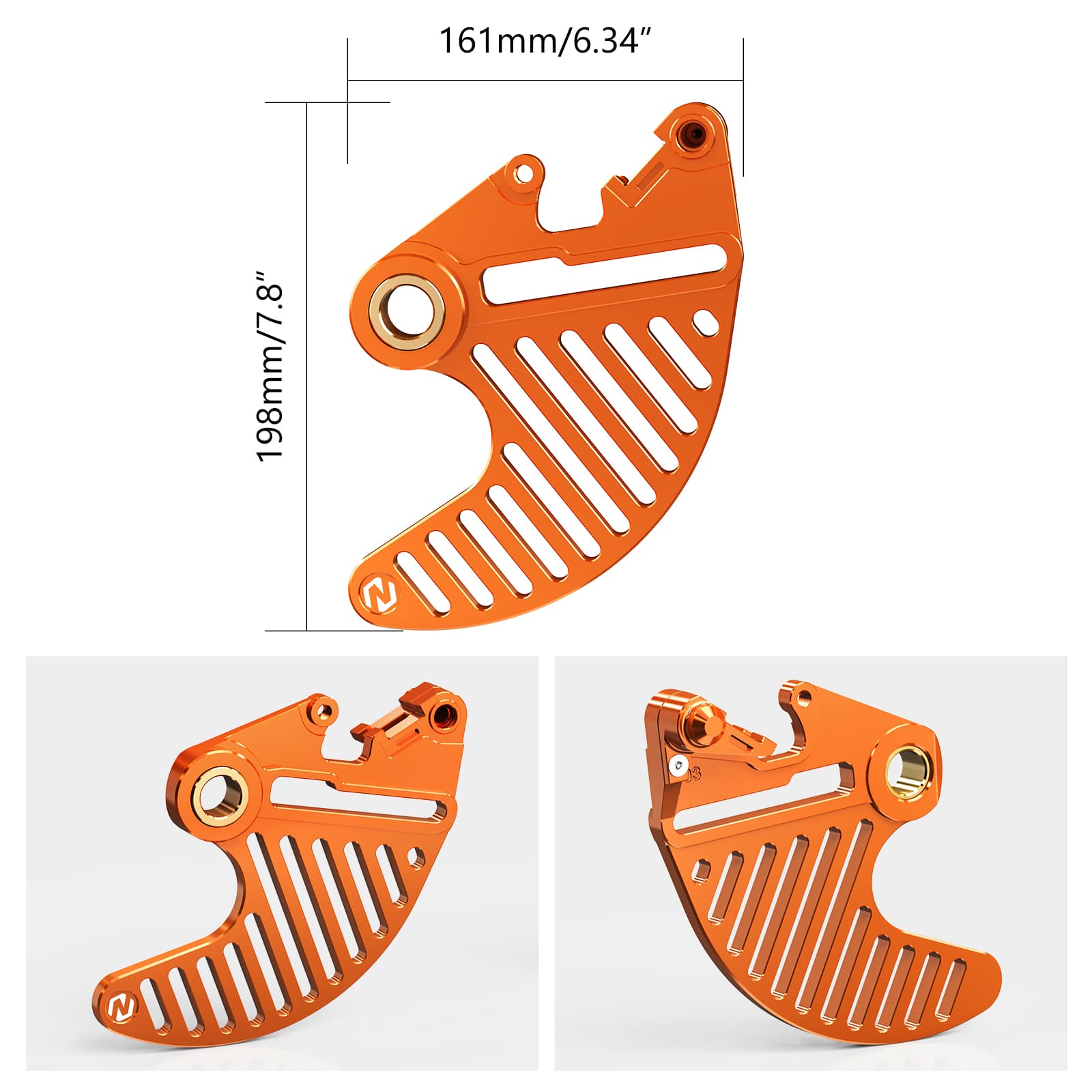 Rear Brake Disc Guard Protector For KTM 125-530 XCW/XCF-W/EXC/SX 2004-2024 HUSQVARNA GAS GAS
