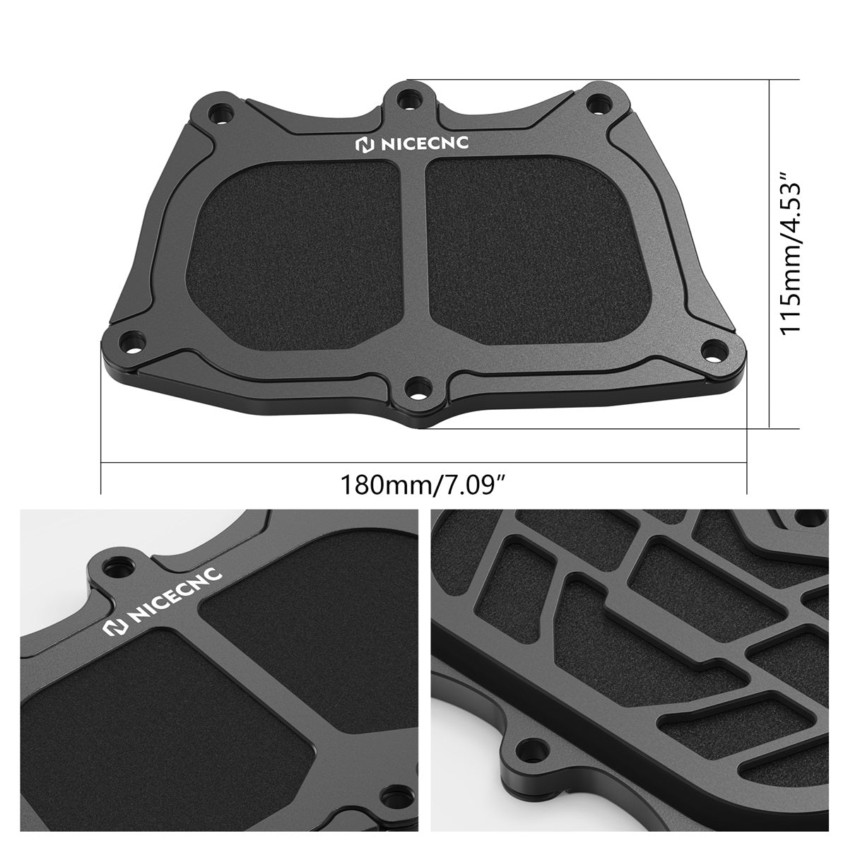 Vented Air Box Cover w/Filter Screen For KTM 390 ADV 21-24 125 200 250 390 Duke 17-23