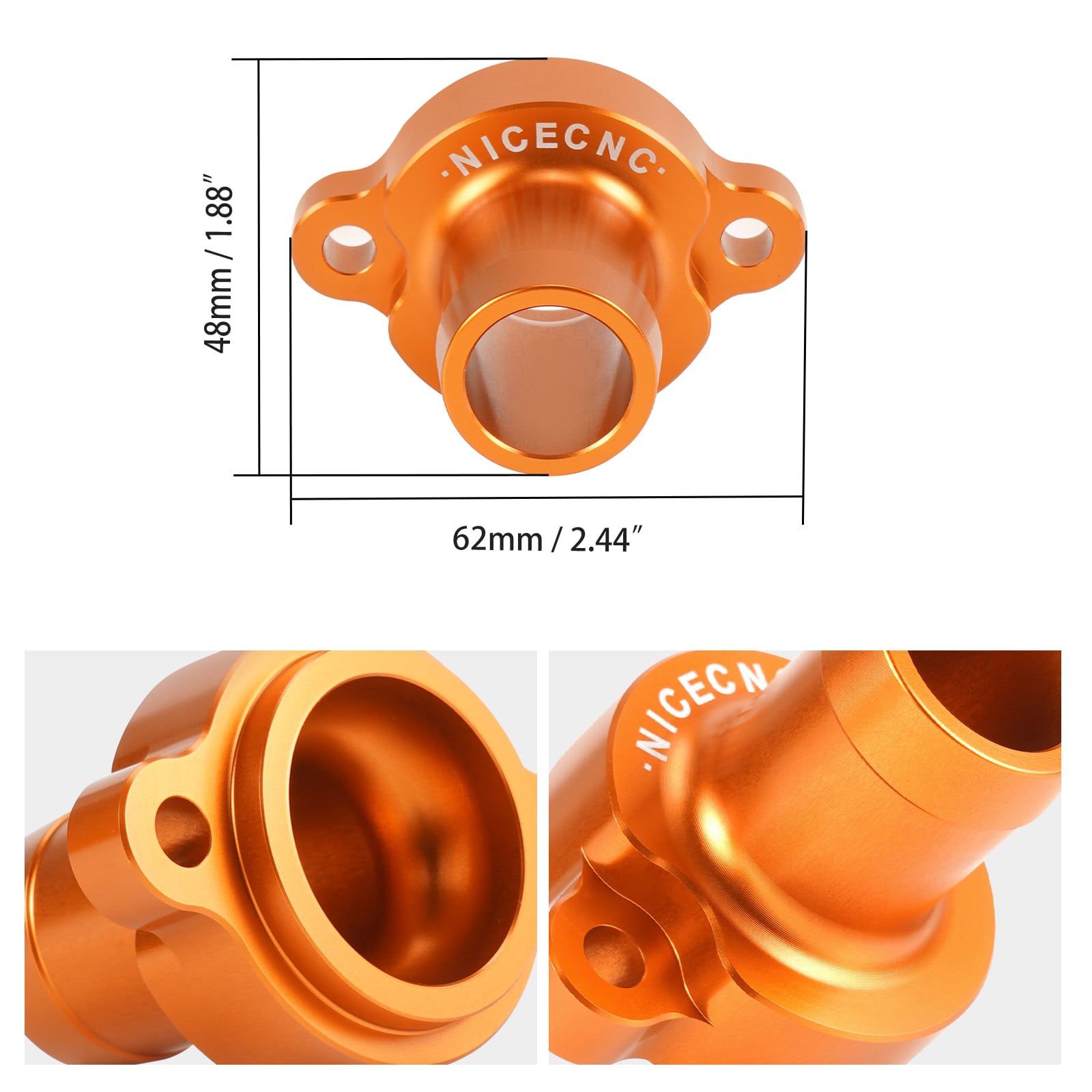 Thermostat Housing Cover For KTM 690 Duke Enduro SMC R 08-25 Gas Gas 700 SM ES