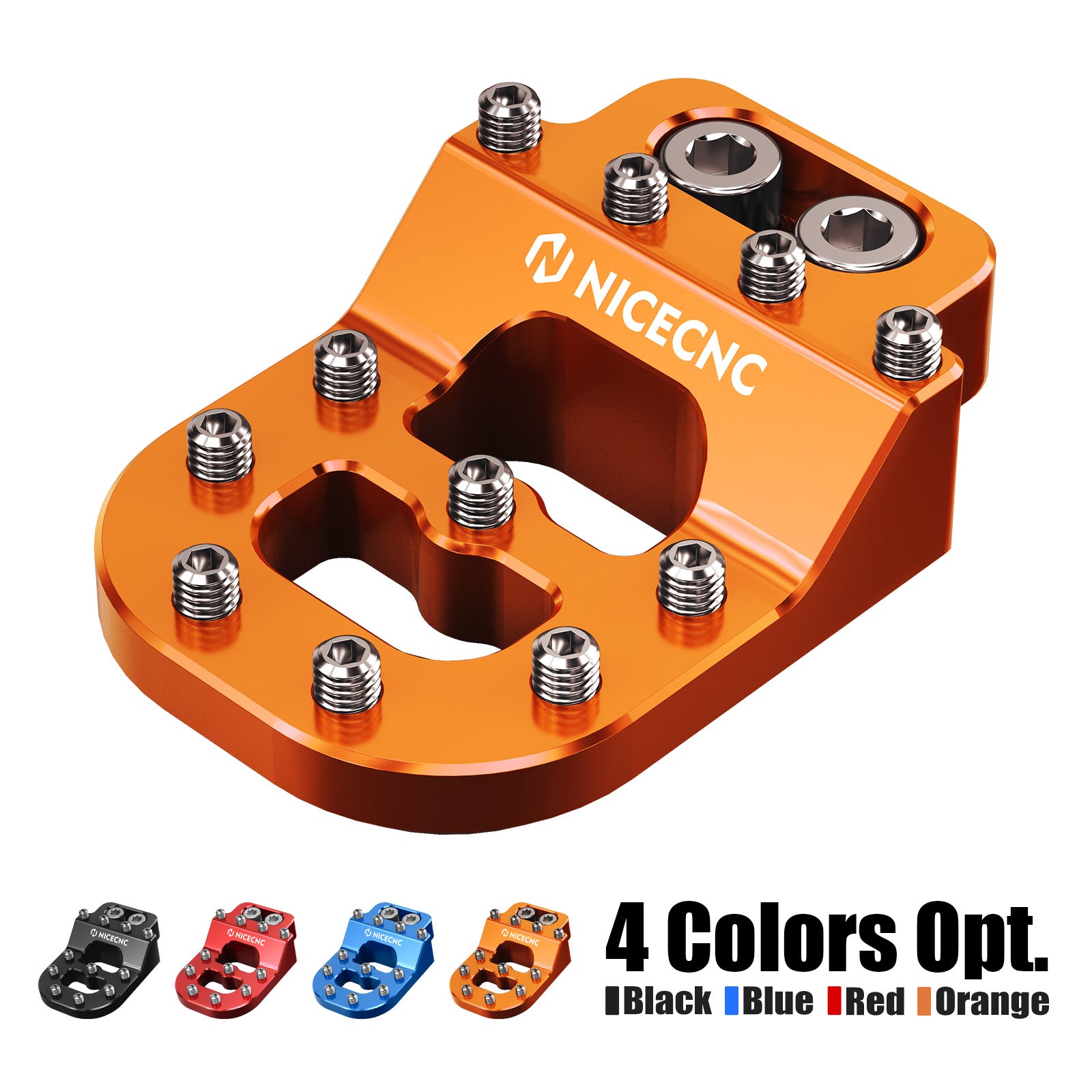 Dual Control Stepped Rear Brake Pedal Pad Tip For KTM 125-530 390 790 890 ADV 690 Enduro R