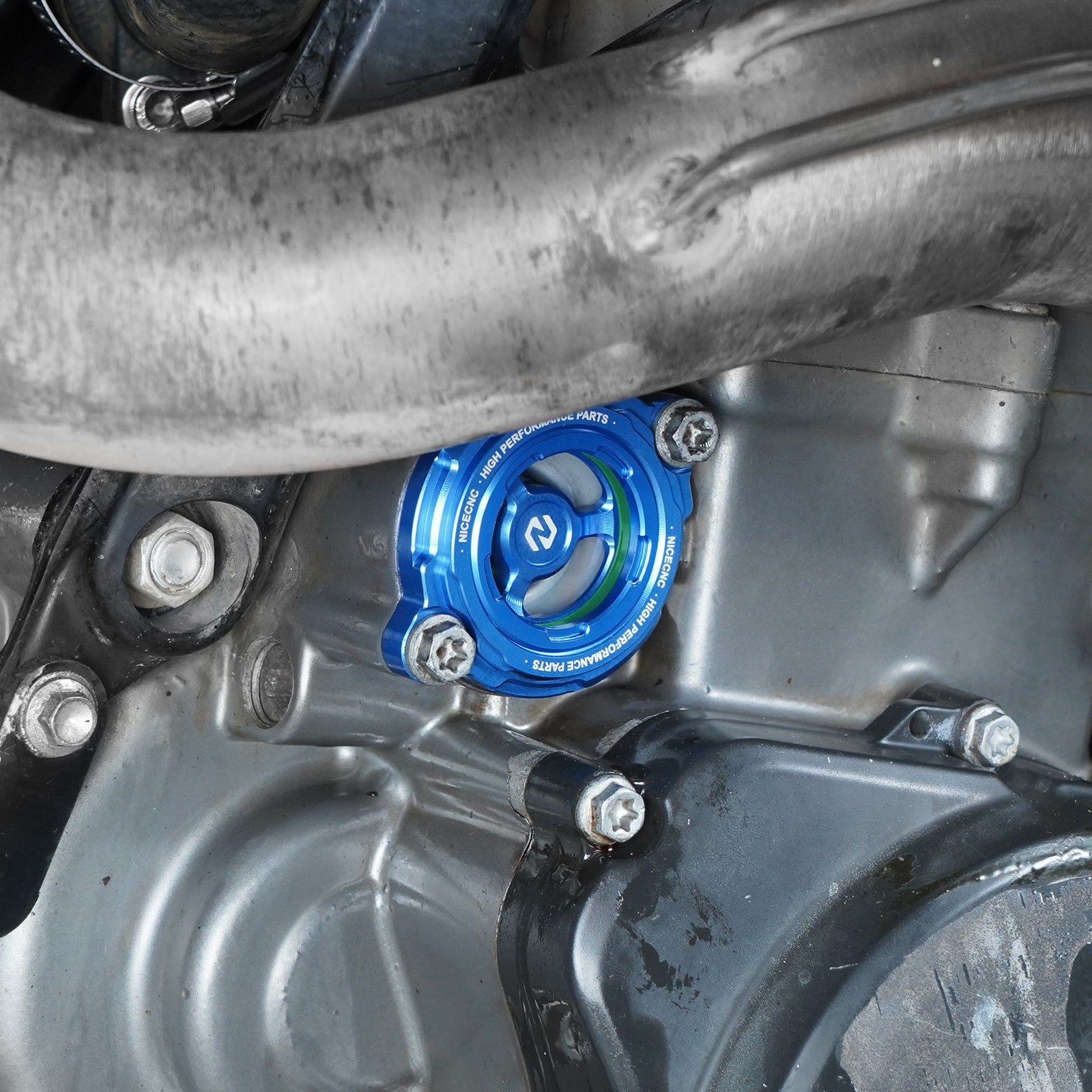 Clear Oil Filter Cover For Husqvarna 701 Enduro Supermoto Norden 901 FE 450 501