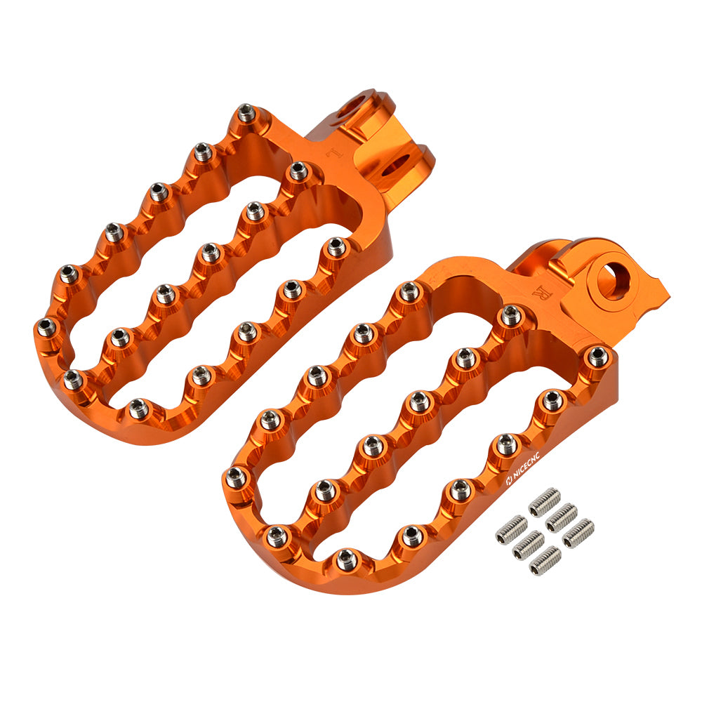Forged Wide Foot Pegs For KTM SX SX-F EXC XC XC-F XC-W XCF-W FREERIDE