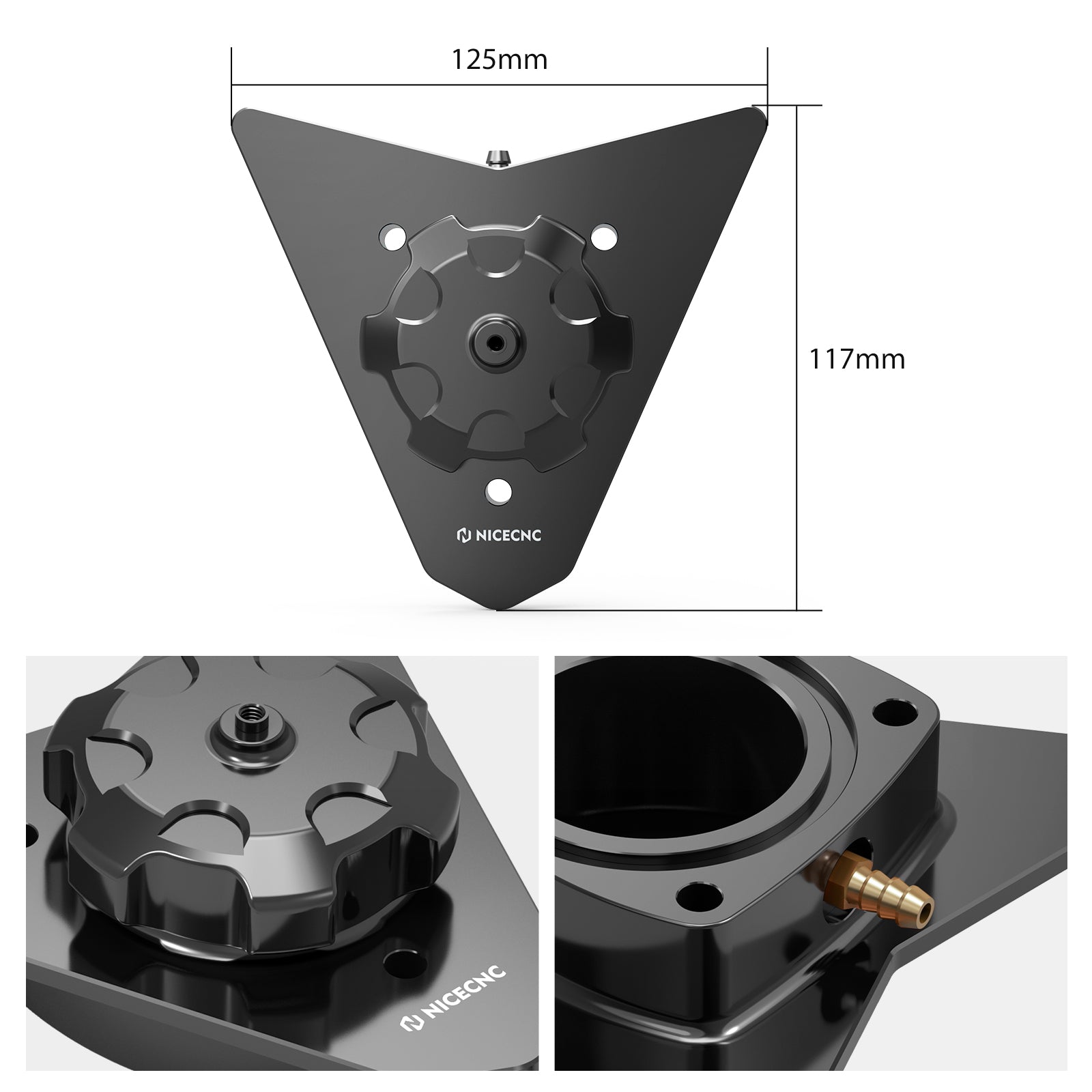 Upgraded High Fuel Filler Neck Cap Cover Kit For KTM 690 Enduro SMC R 2008-2018