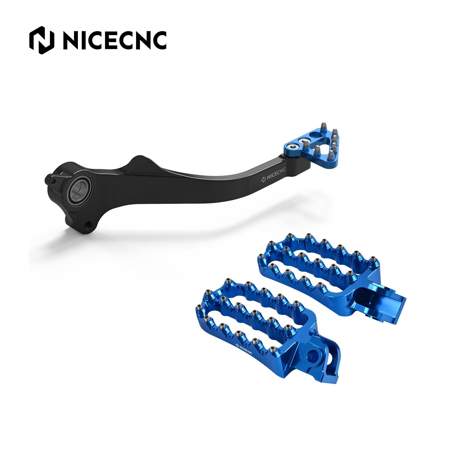 Rear Brake Pedal + Enlarged Foot Pegs For Husqvarna 701 Enduro SM 2020-2024