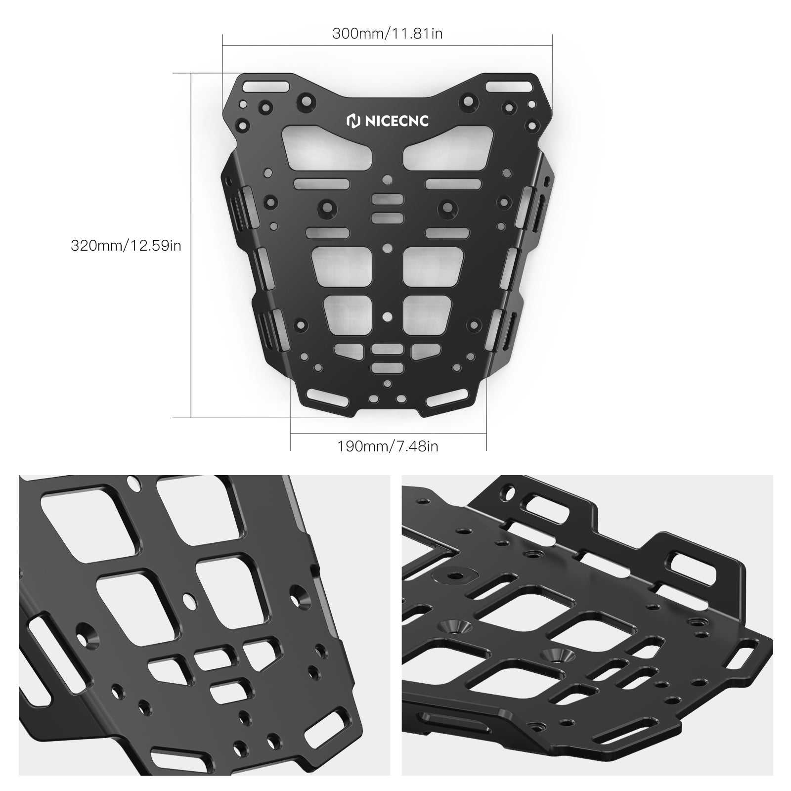 Rear Luggage Rack Cargo Plate Carrier For KTM 790 890 Adventure