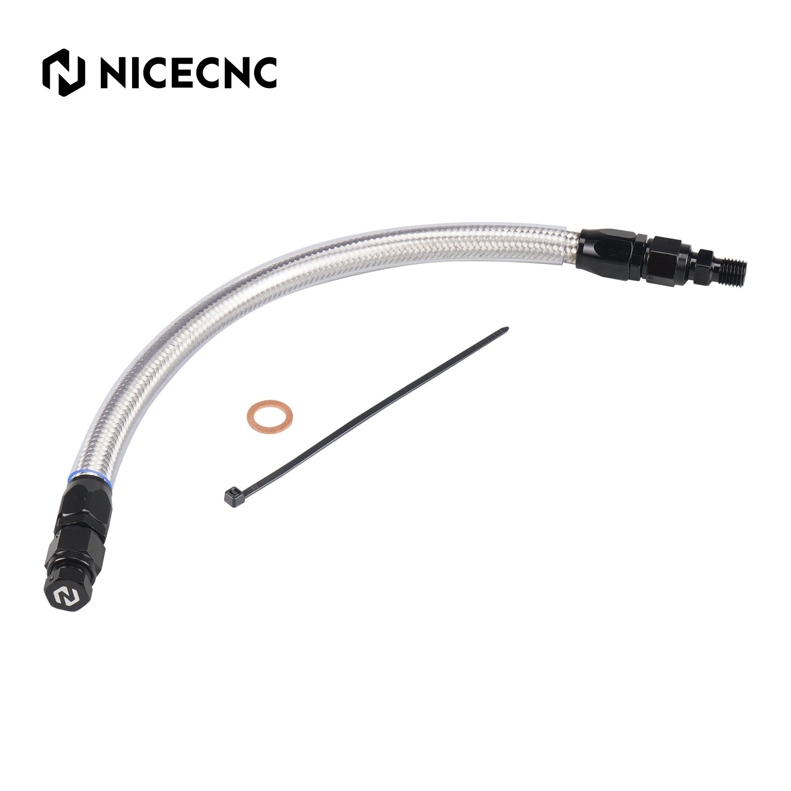 Braided Oil Tank Drain Hose Kit For KTM 950 / 990 LC8 Adventure R S