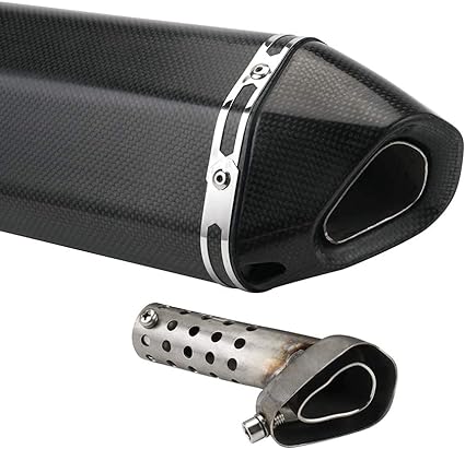 2.33 Inch Carbon Fiber Titanium Alloy Exhaust pipes For KTM 950 Adventure/S/R ,990 Adv/S