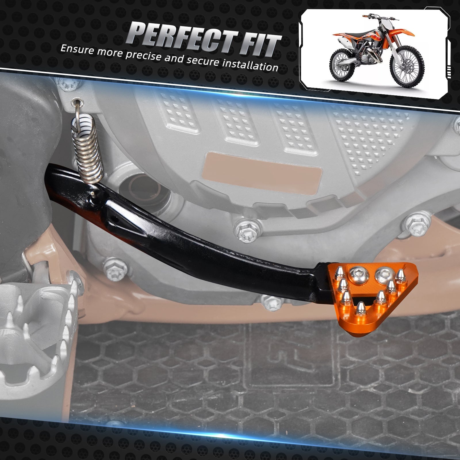 Adjustable Forged Aluminum Brake Pedal Lever for KTM HUSQVARNA GASGAS