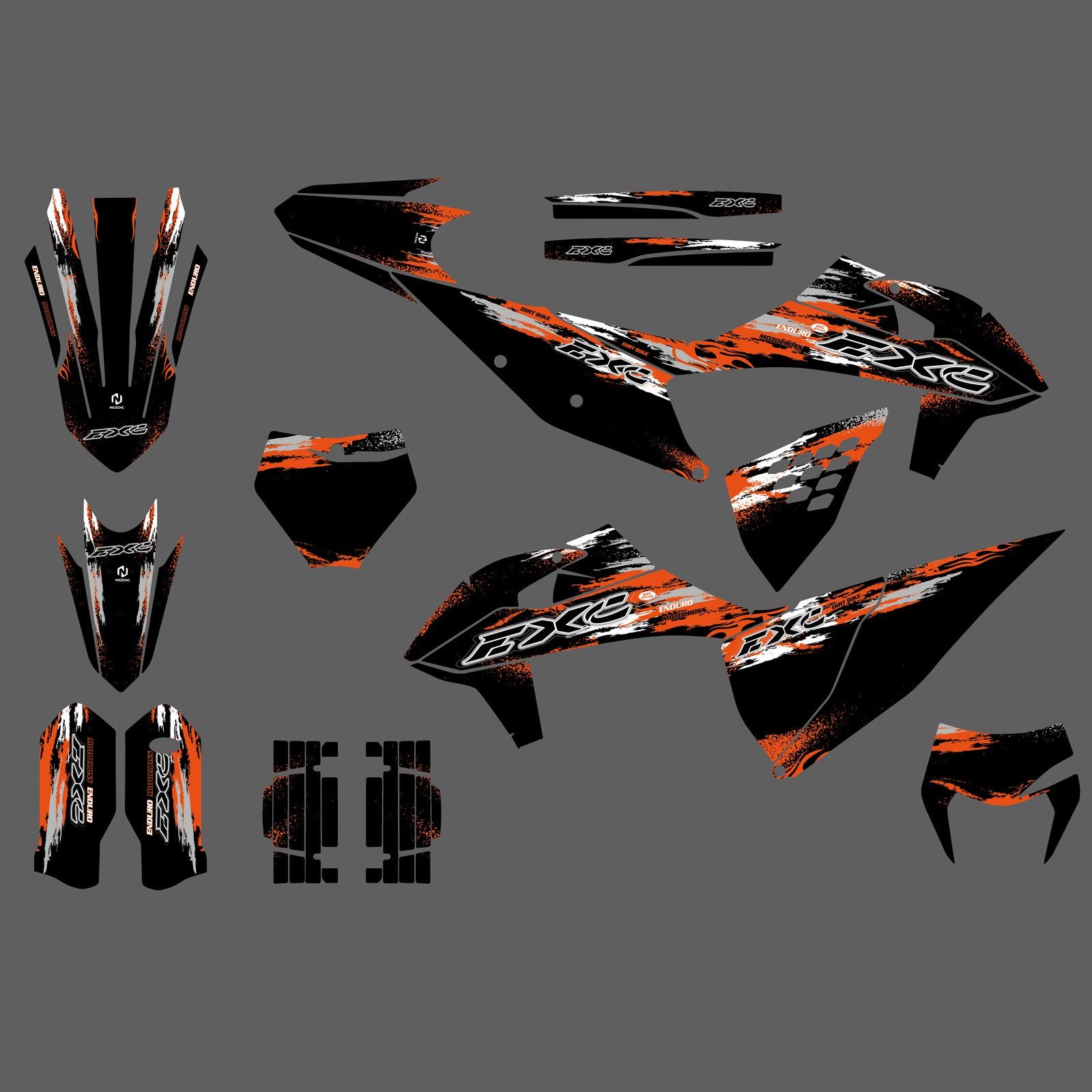 Motorcycle Graphics Decals Stickers Kit For KTM 150 250 300 350 450 500 EXC XC-W 2020-2023