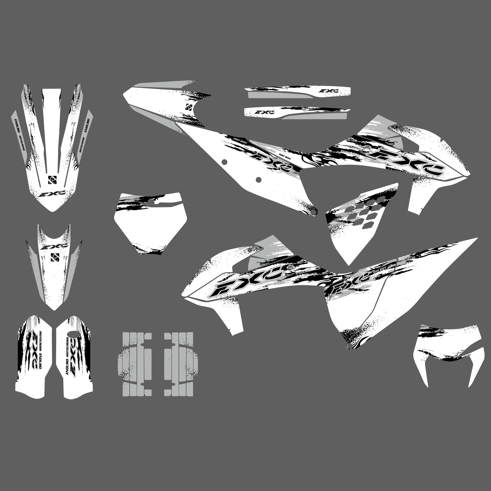 Motorcycle Graphics Decals Stickers Kit For KTM 150 250 300 350 450 500 EXC XC-W 2020-2023