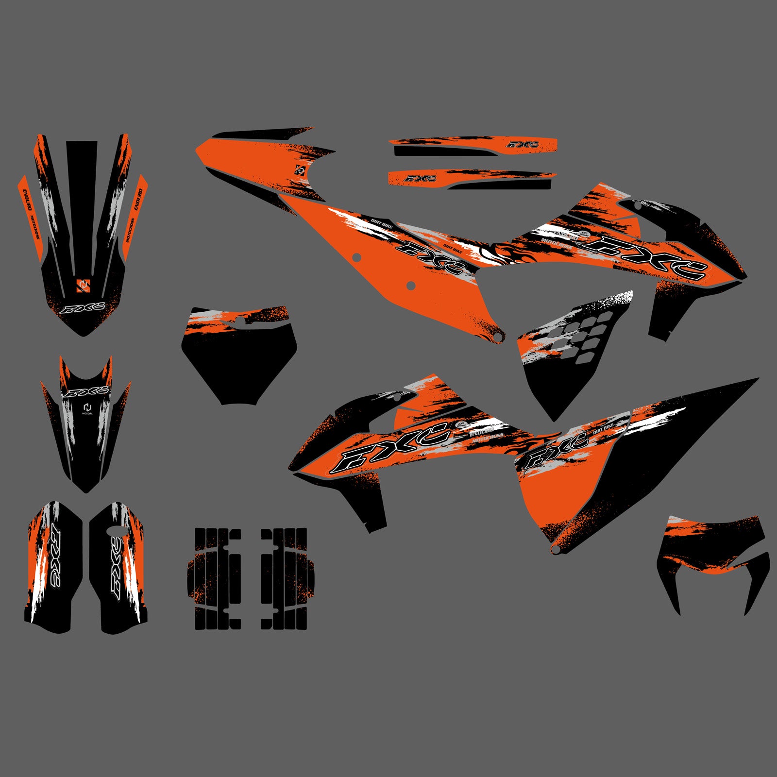 Motorcycle Graphics Decals Stickers Kit For KTM 150 250 300 350 450 500 EXC XC-W 2020-2023