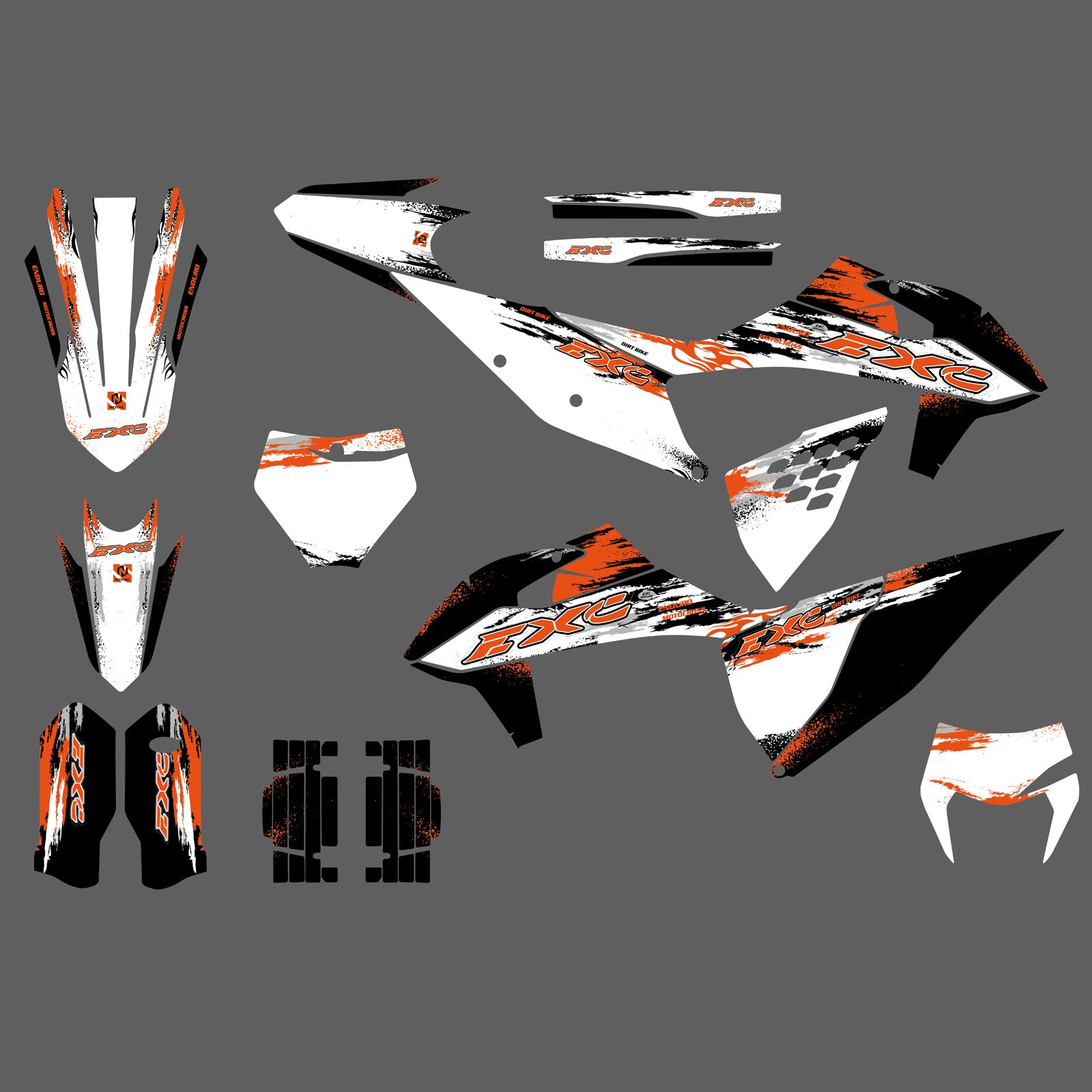 Motorcycle Graphics Decals Stickers Kit For KTM 150 250 300 350 450 500 EXC XC-W 2020-2023