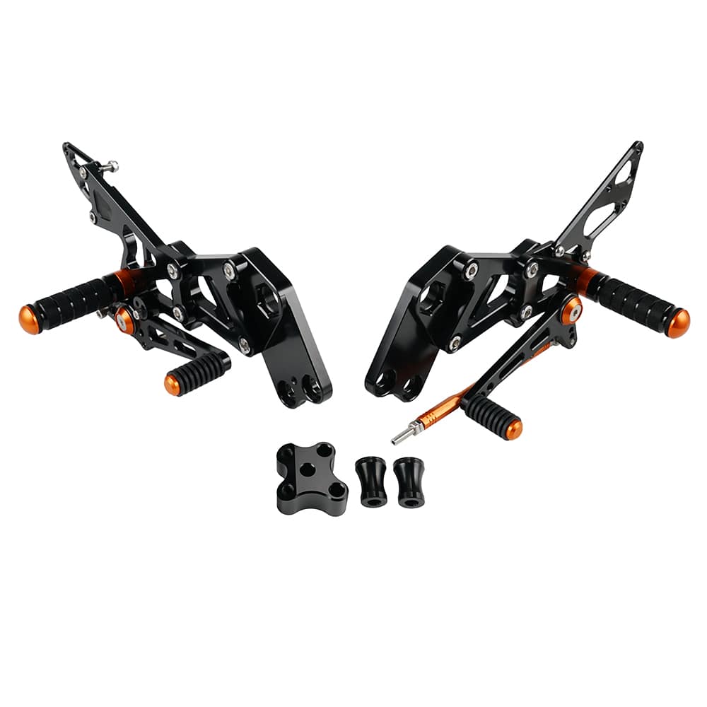 Rearset Foot Pegs Rear Set Footrests for KTM RC 125 200 390