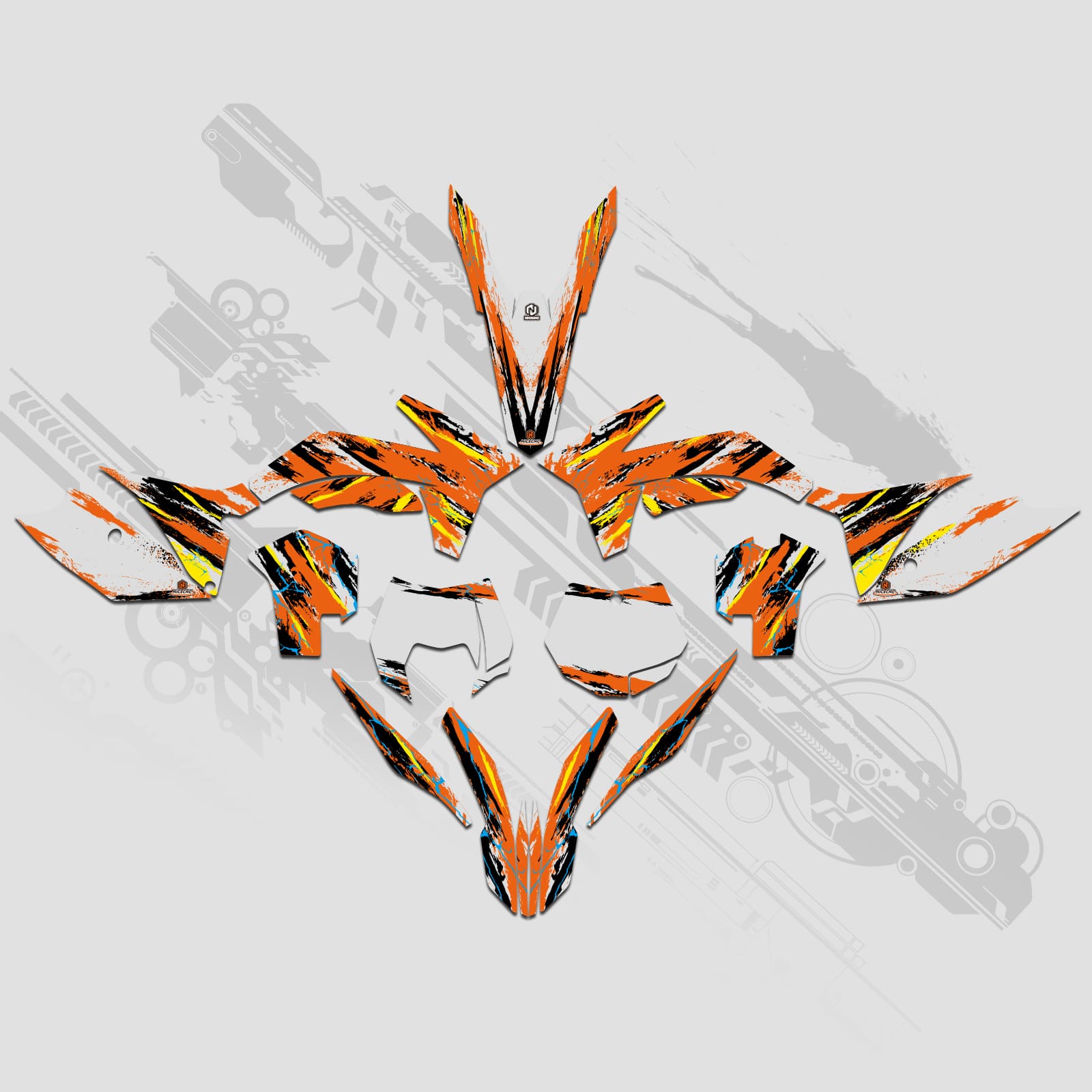 Motorcycle Full Graphics Decals Stickers Set For KTM SX 2011-2012 XCW 2013