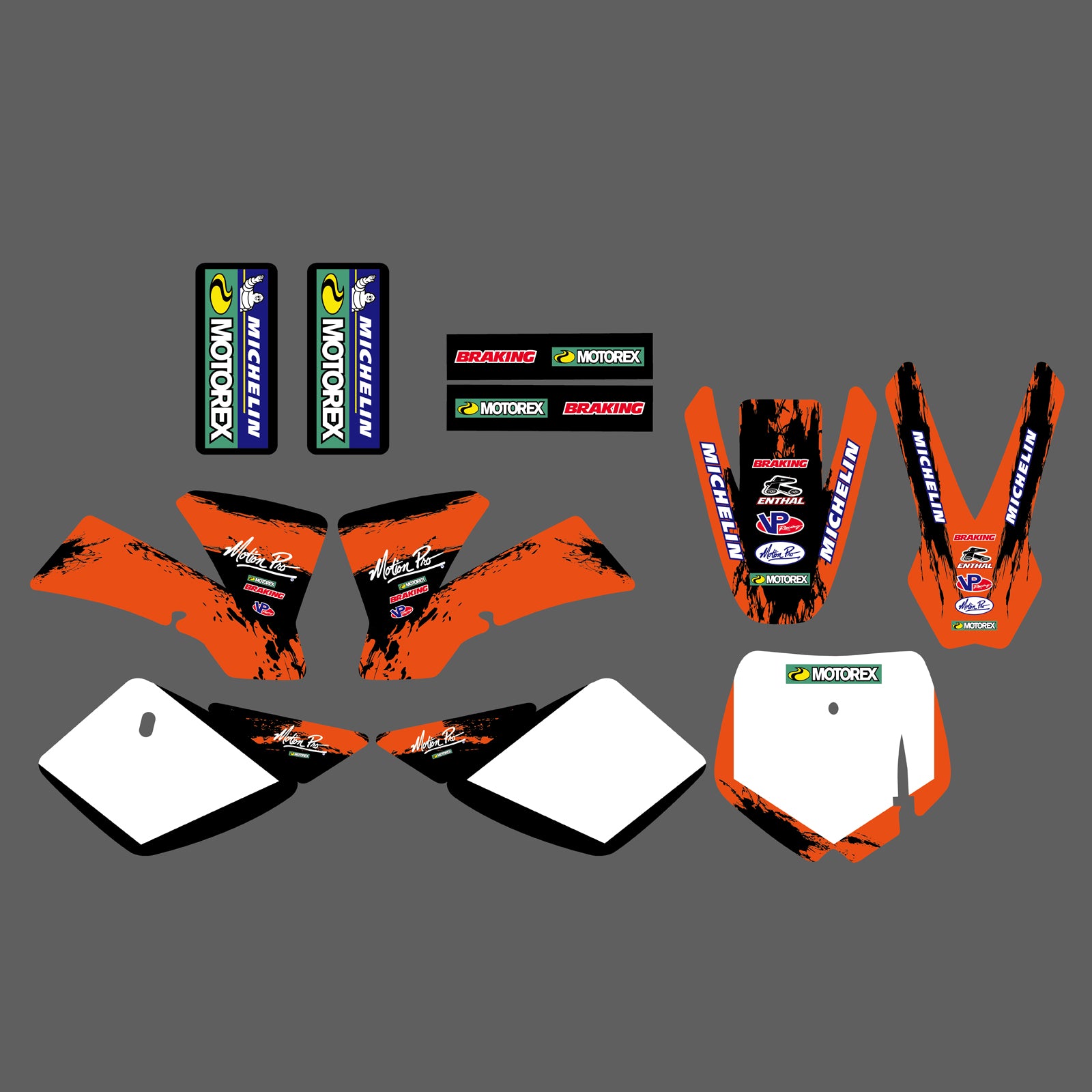 Motorcycle Graphic Full Decals Stickers Kit For KTM SX50 2002-2008
