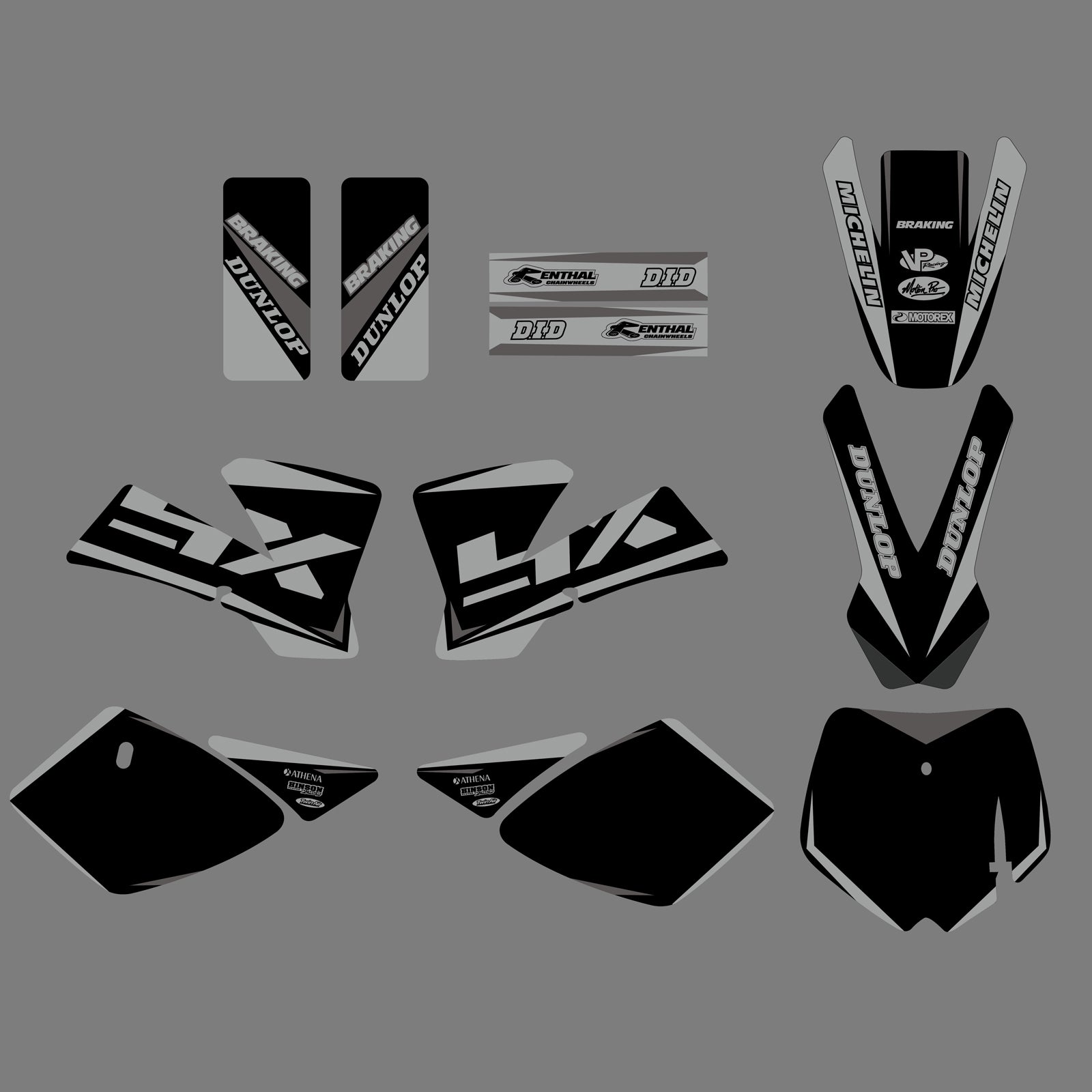 Motorcycle Graphic Full Decals Stickers Kit For KTM SX50 2002-2008